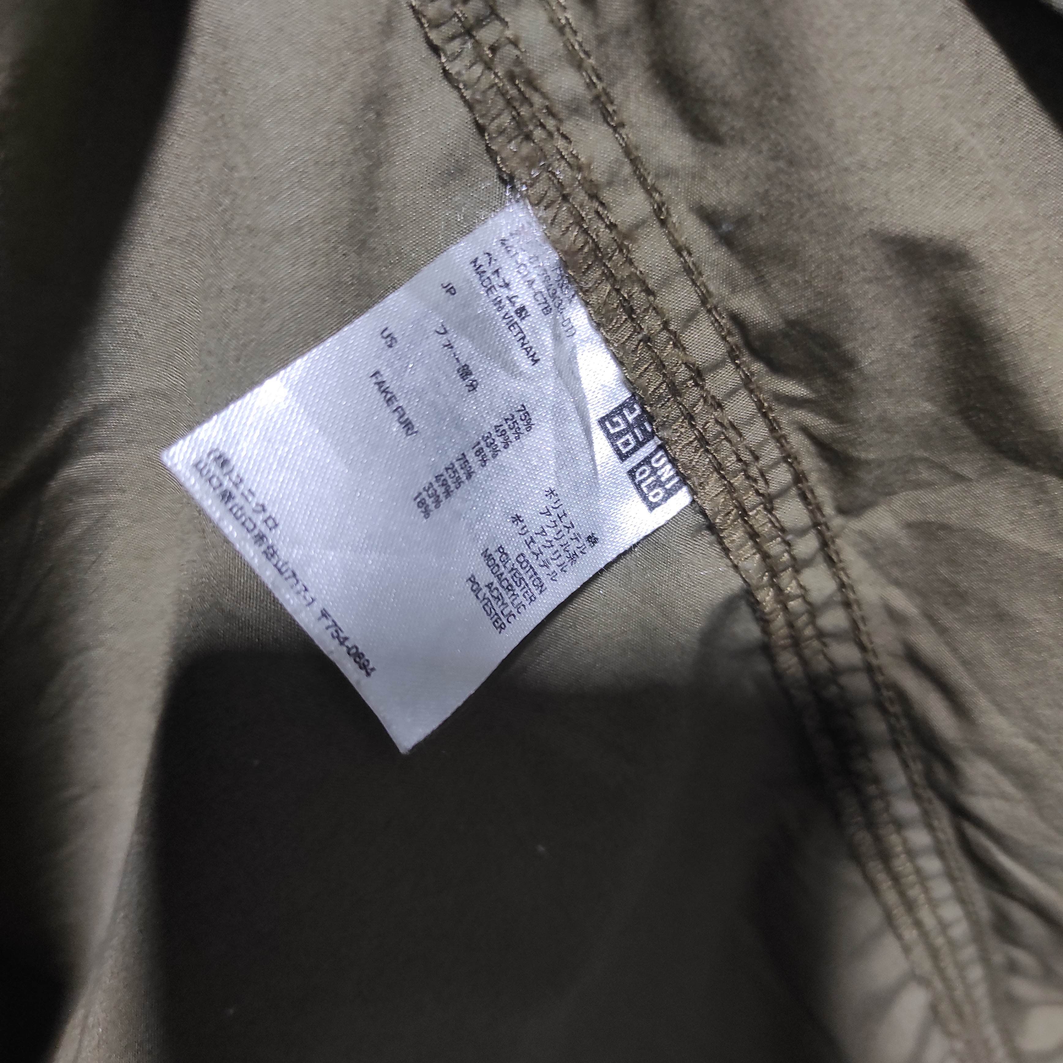 Uniqlo Uniqlo Parka Fur Hoodie Jacket i6w9 style Size US M / EU 48-50 / 2 - 10 Thumbnail