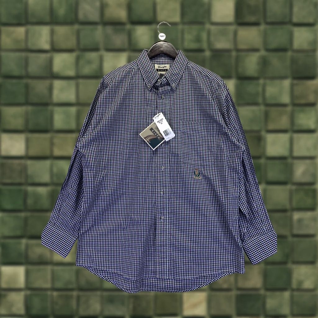 Wrangler Wrangler Riata Mens Plaid Button Down Embroidered Pocket 16.5/35-NWT-7957 Shirt Men Regular XL? Size US XL / EU 56 / 4 - 1 Thumbnail