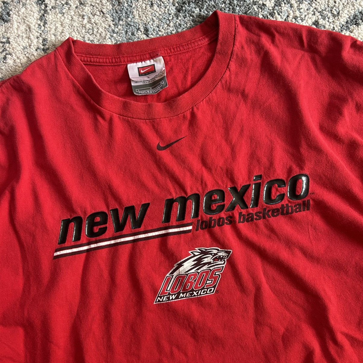 Nike NiKE TEAM HEAVYWEiGHT NEW MEXiCO LOBOS BASKETBALL CHERRY Size US L / EU 52-54 / 3 - 1 Thumbnail