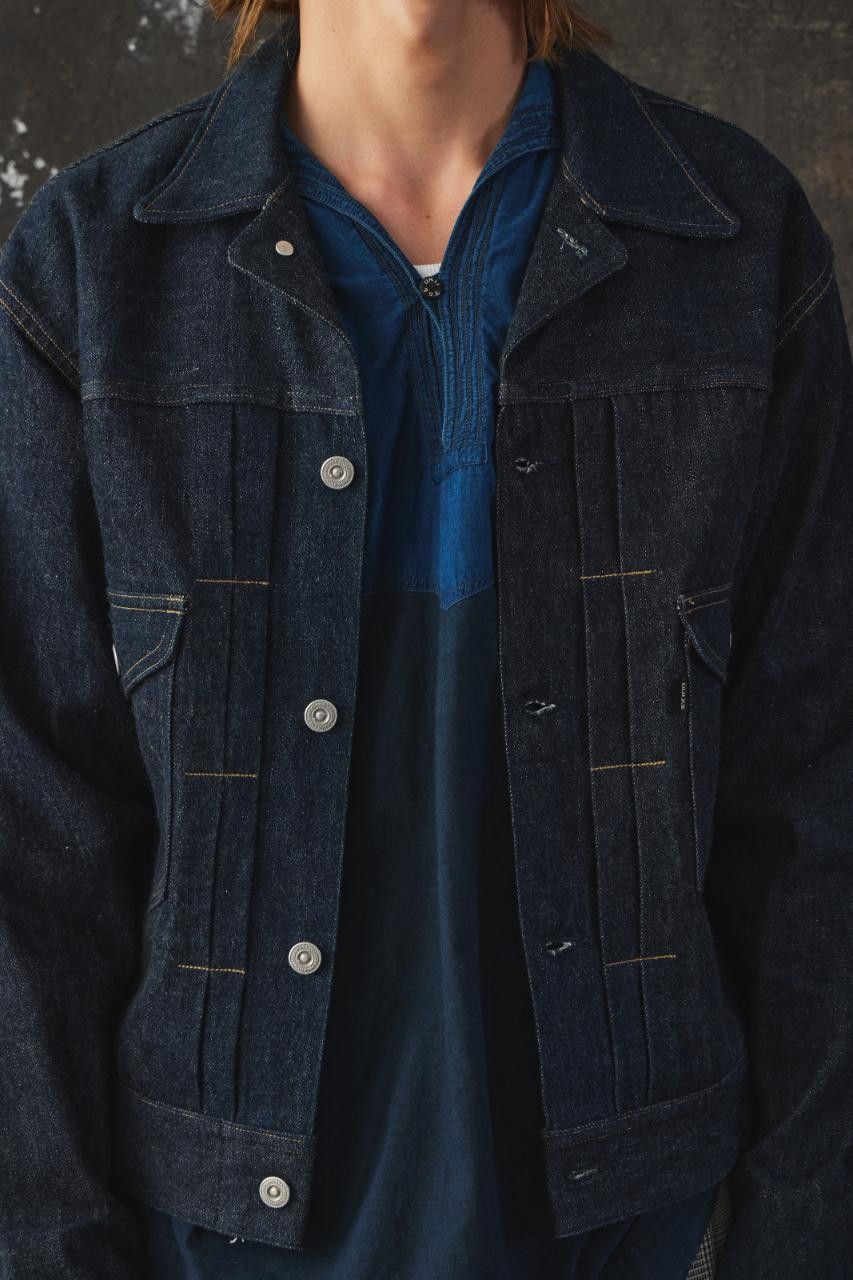 Old Joe OLD JOE BRAND - OPEN COLLAR RANCH JACKET Size US S / EU 44-46 / 1 - 2 Thumbnail