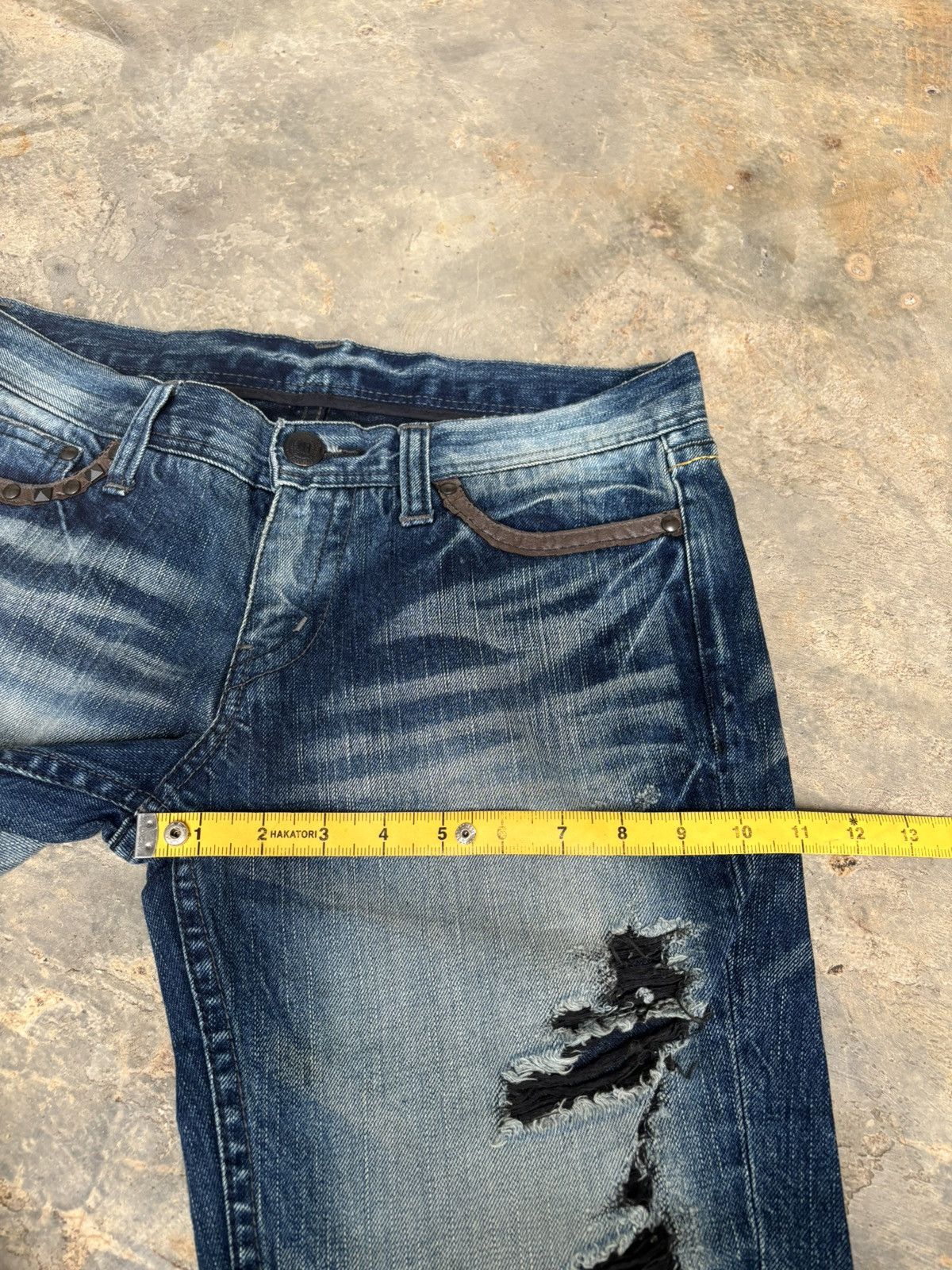 Hysteric Glamour Distressed Denim Ifsixwasnine Lgb Style Jeans Size US 33 - 11 Thumbnail