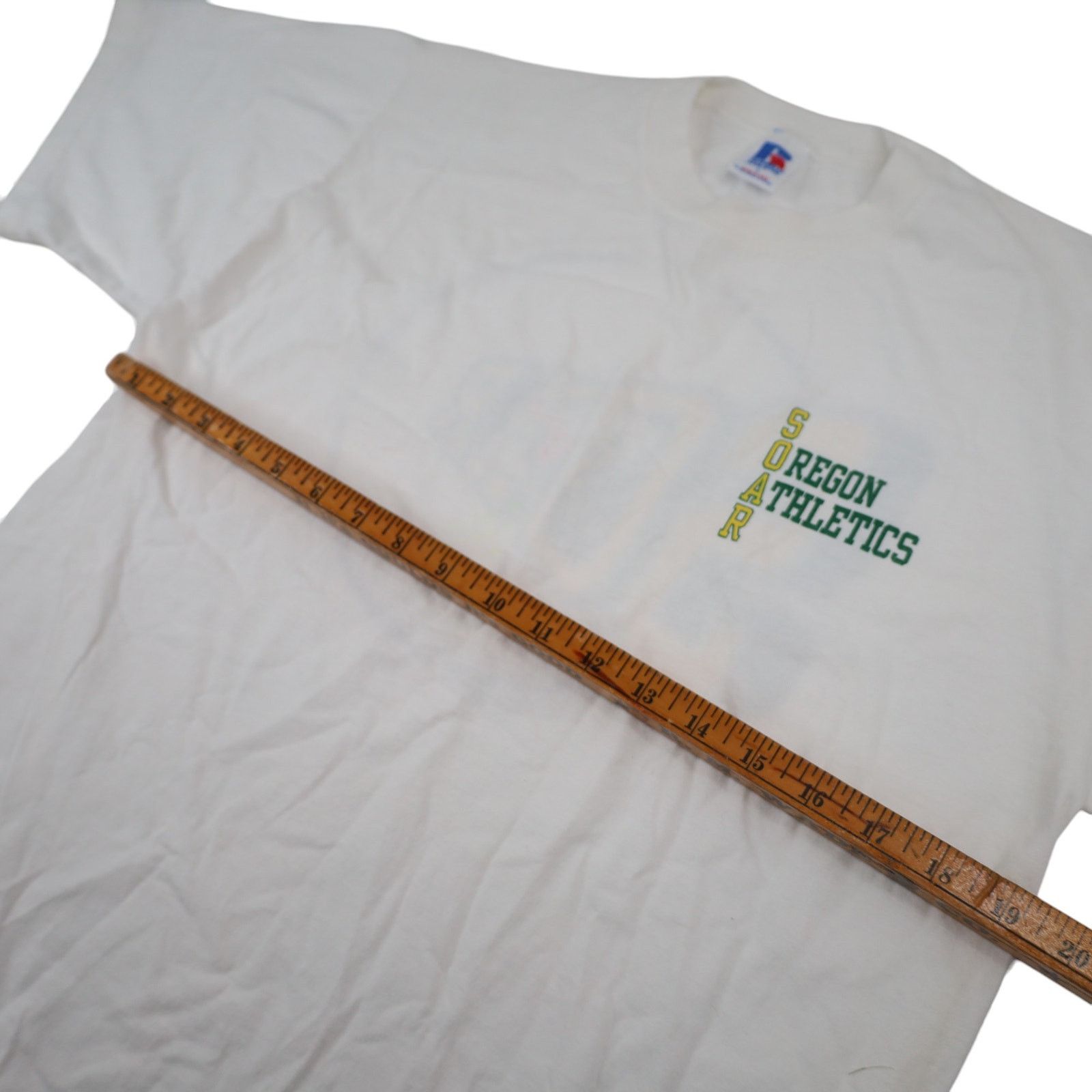 Russell Athletic × Vintage VTG 80s Russell Athletics SOAR Oregon Athletics Graphic T Size US L / EU 52-54 / 3 - 6 Thumbnail