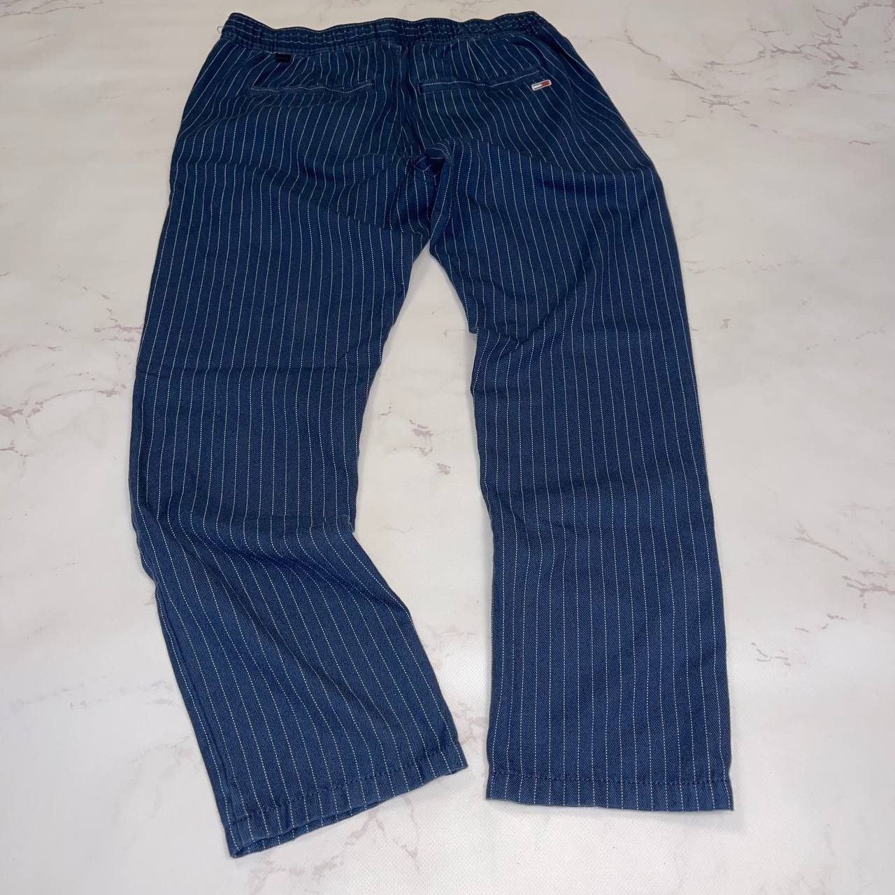 Tommy Hilfiger Tommy Hilfiger Striped Casual Pants Strech Size M Blue Size US 42 / EU 58 - 2 Thumbnail