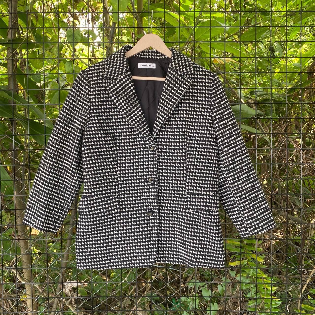 Lancel × Vintage Vintage Lancel Wool Coat Jacket Size M / US 6-8 / IT 42-44 - 1 Thumbnail
