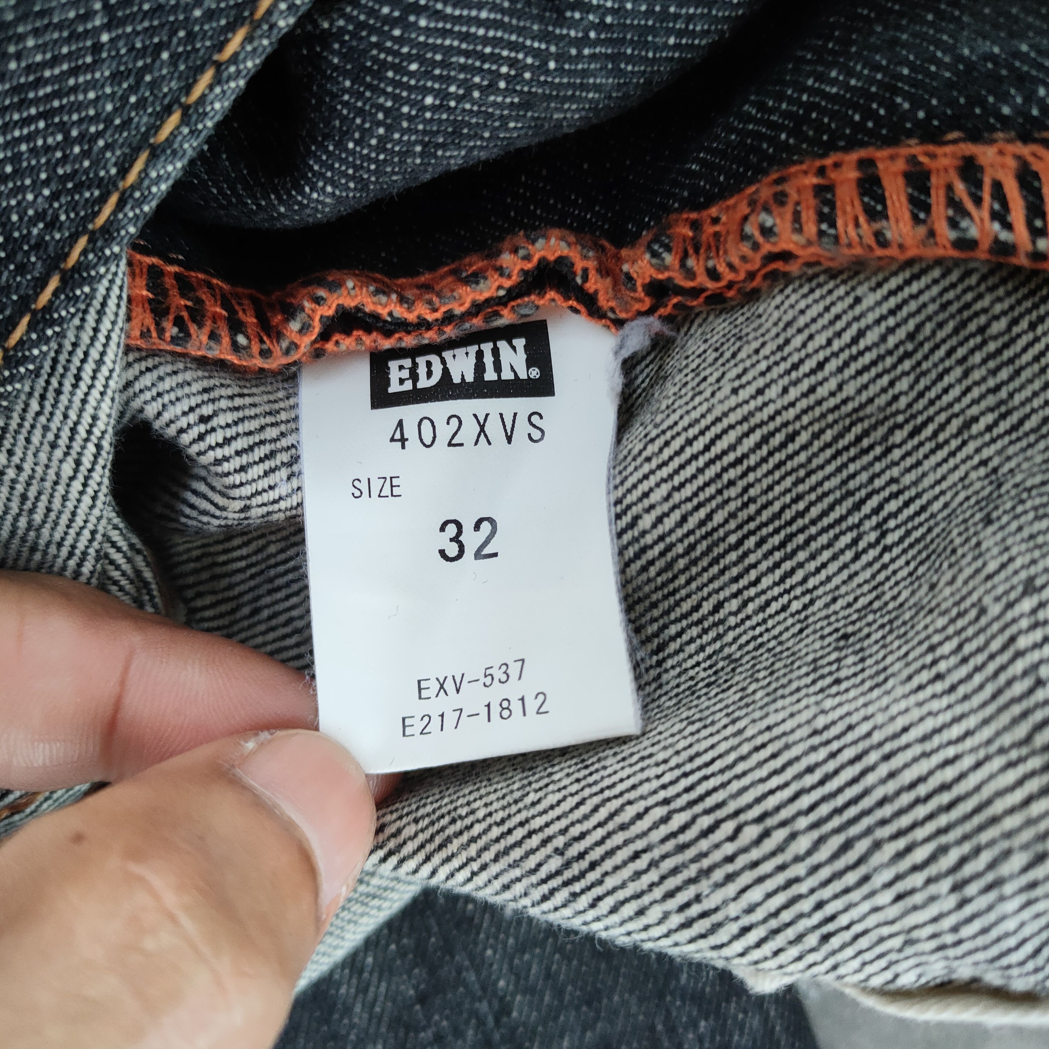 Edwin VINTAGE EDWIN FADED BLACK JEANS DENIM PANTS Size US 34 / EU 50 - 13 Thumbnail