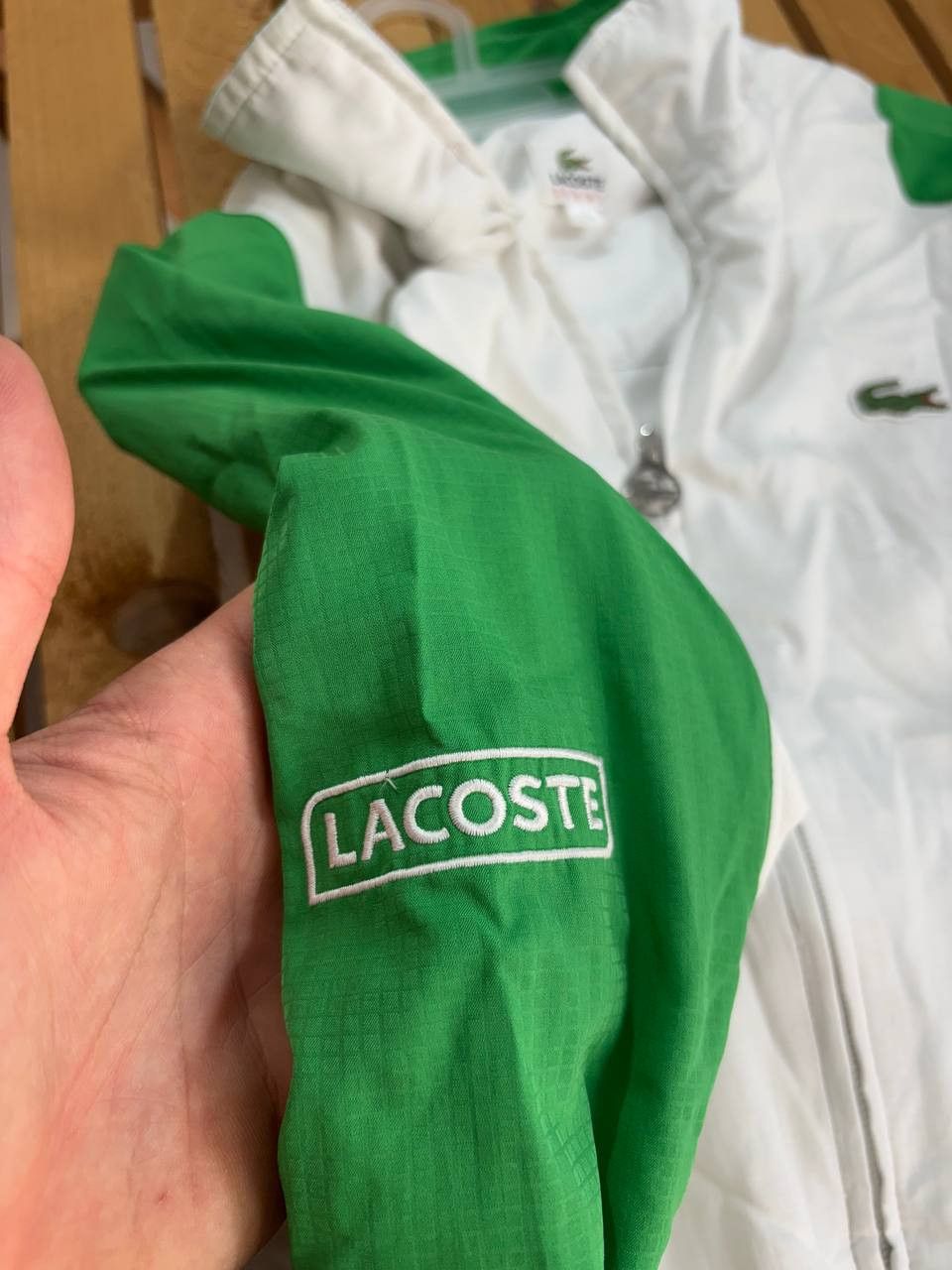Lacoste Lacoste Sport Y2K Drill Vintage Nylon Bomber Jacket Size US M / EU 48-50 / 2 - 4 Thumbnail
