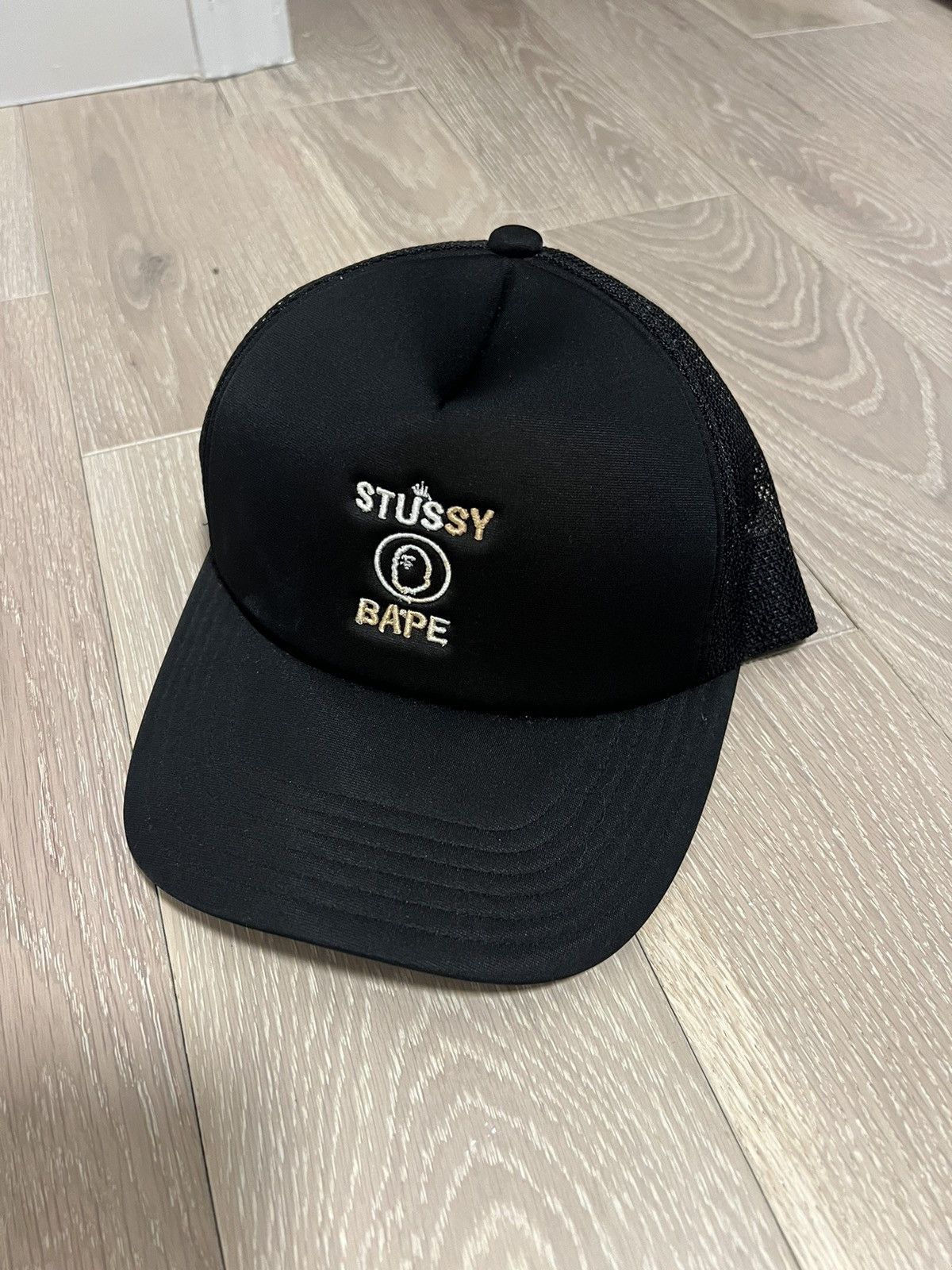 Bape Bape x Stussy Trucker Cap Size ONE SIZE - 1 Thumbnail
