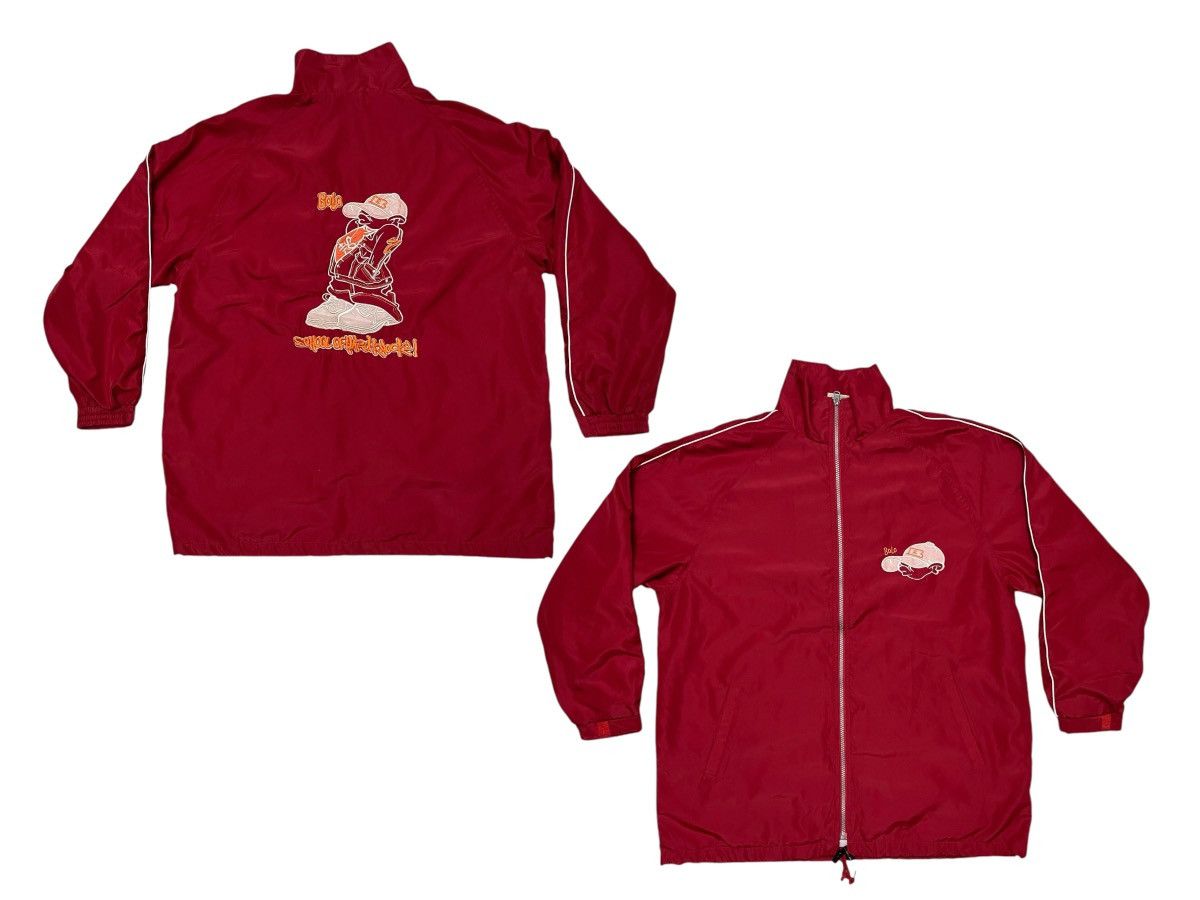 Designer × Vintage 2000s SCHOOL OF HARD ROCK ZIPPER UP LIGHT JACKET EMBROIDERY Size US L / EU 52-54 / 3 - 1 Thumbnail