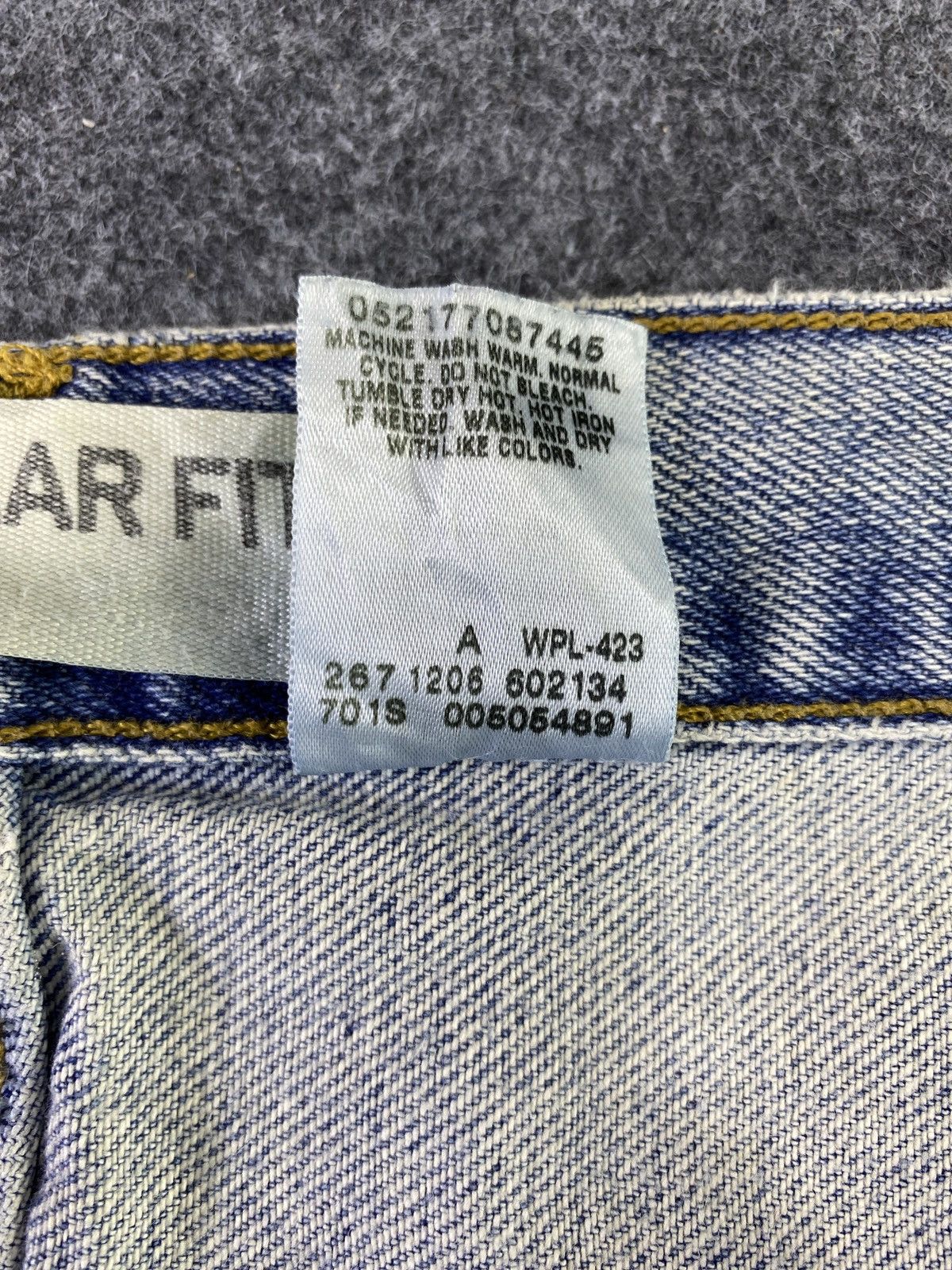Jean × Levi's × Vintage VINTAGE LEVIS 505 BLUE WASH JEANS - J894 Size US 34 / EU 50 - 8 Thumbnail