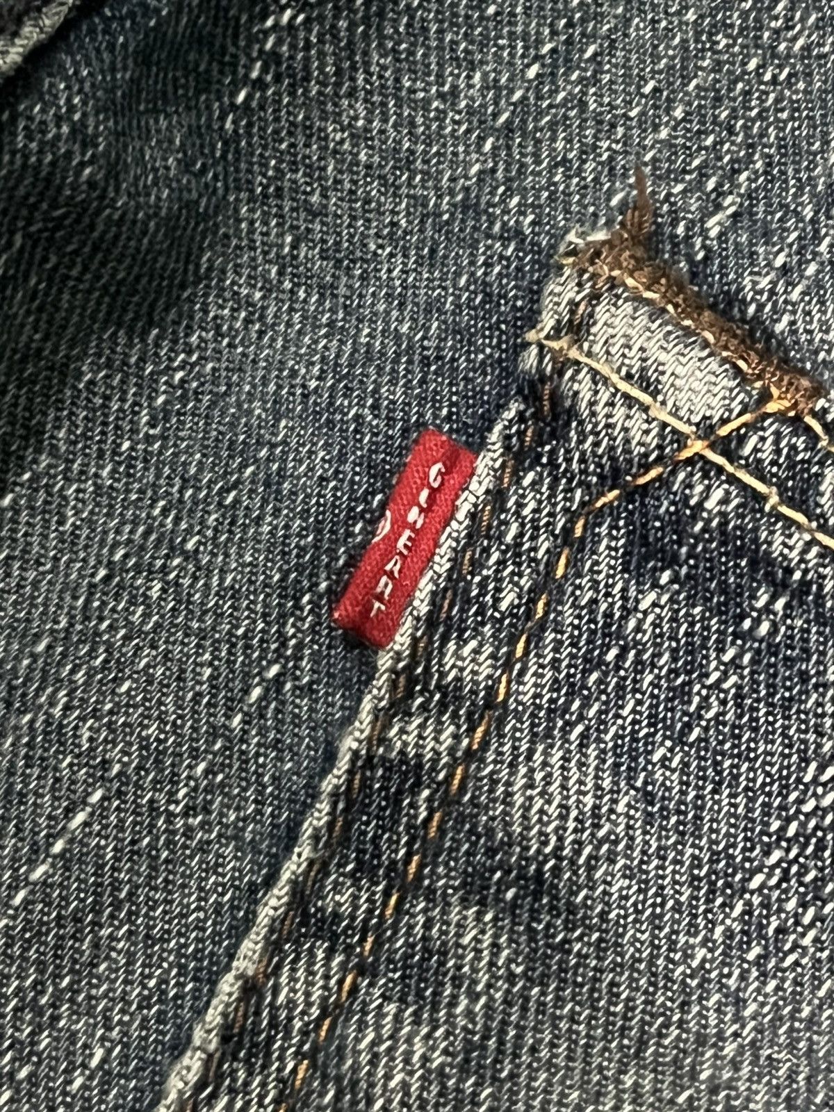 Japanese Brand Vintage Japanese Brand GL Heart Blue Washed Baggy Leg Jeans Size US 36 / EU 52 - 9 Thumbnail