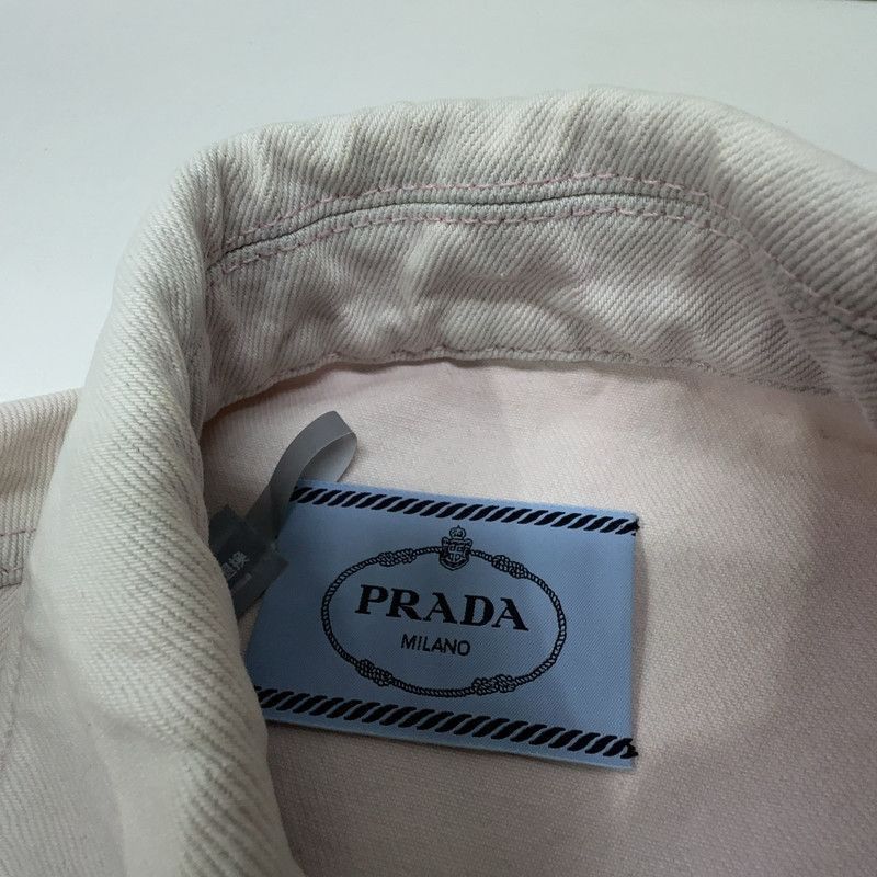 Prada Prada Pink Triangle Logo Short Jacket-2506 Size US S / EU 44-46 / 1 - 3 Thumbnail