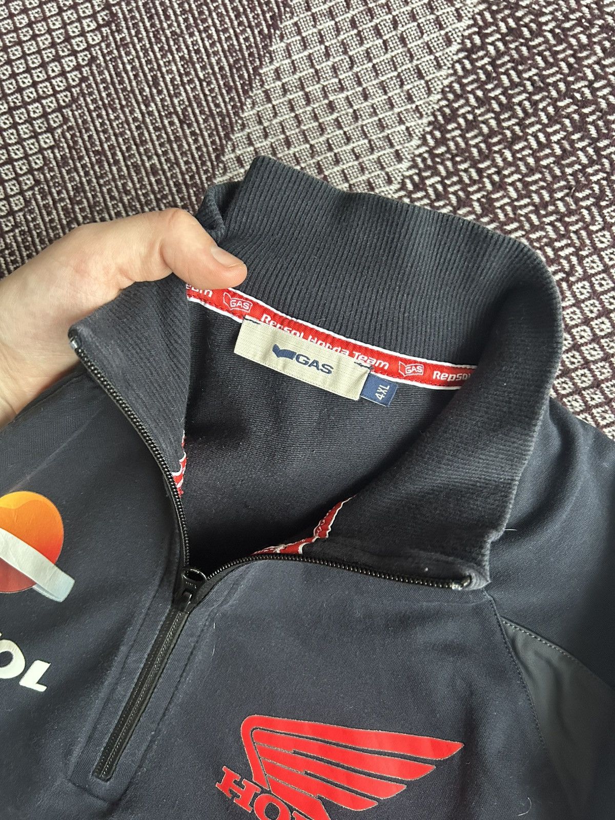 GAS Vintage Honda Racing Sweatshirt Official Licensed Size 3XL Size US XXL / EU 58 / 5 - 7 Thumbnail