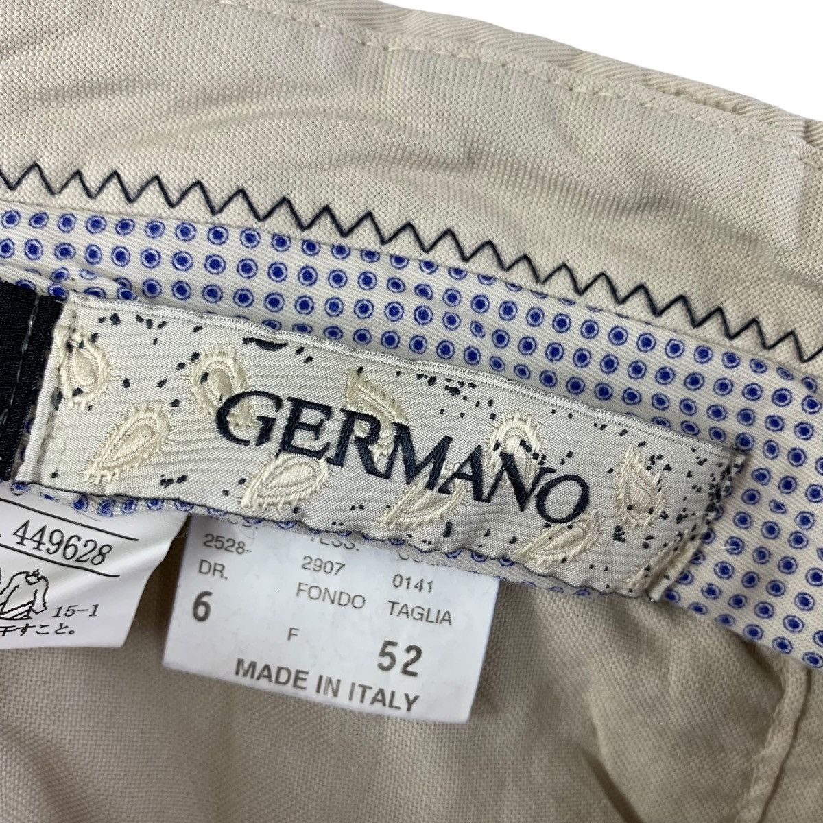 Japanese Brand GERMANO italian designer cotton pants Size US 38 / EU 54 - 3 Thumbnail