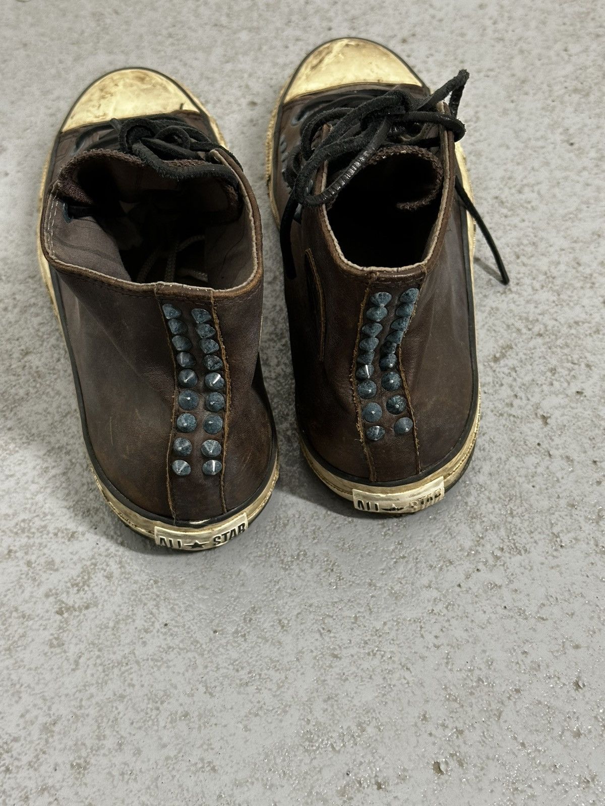 Converse × John Varvatos John Varvatos x Converse Studded Leather Sneakers Size US 9.5 / EU 42-43 - 9 Thumbnail