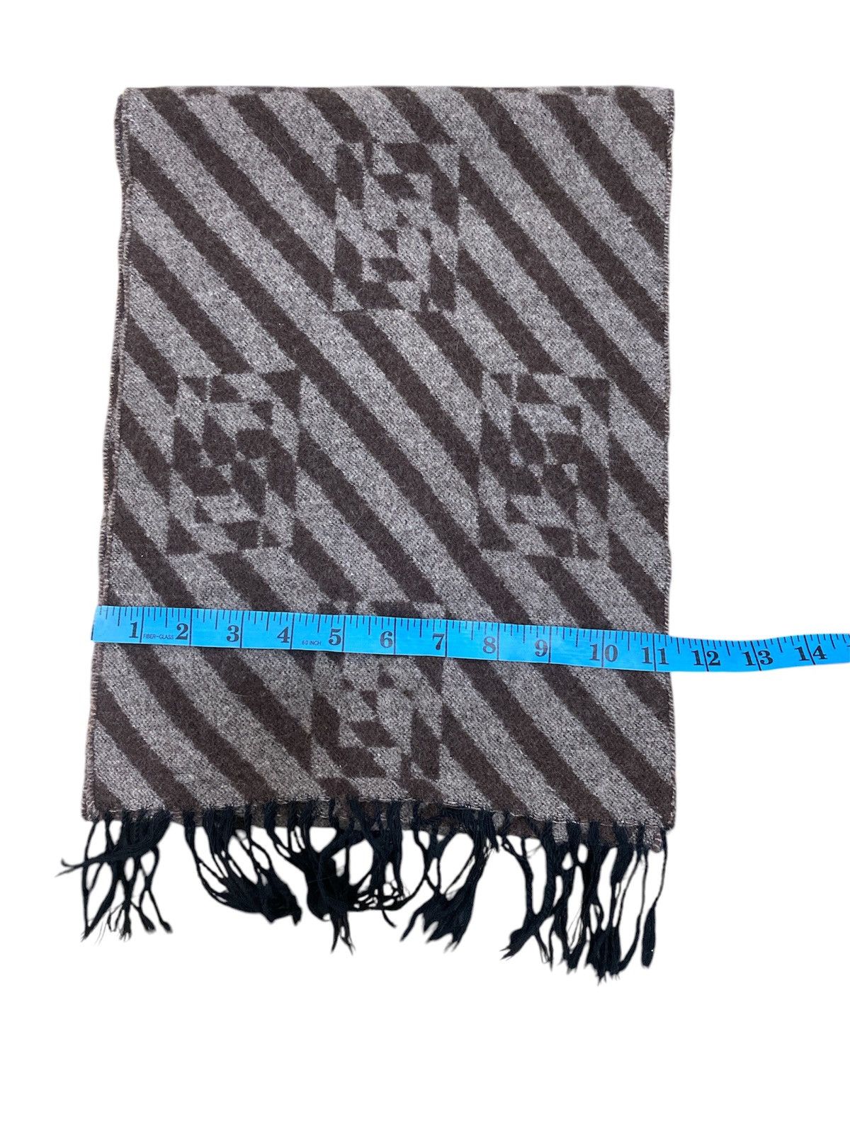 Fendi Fendi Monogram Scarf / Muffler / Wool Size ONE SIZE - 8 Thumbnail