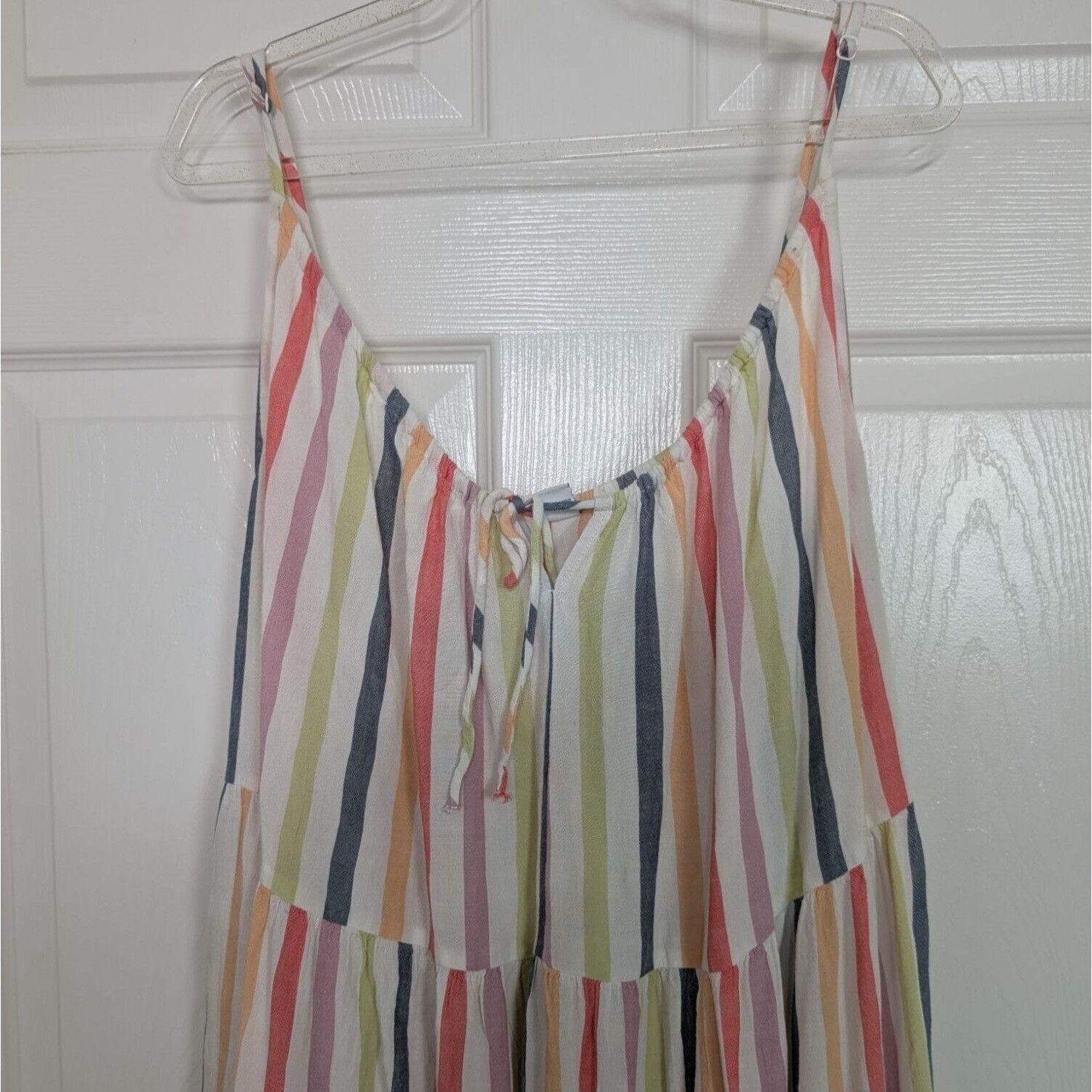 Old Navy Old Navy Stripe Swing Maxi Sundress Womens Size XXL White Size XXL / US 16-18 / IT 52-54 - 2 Thumbnail