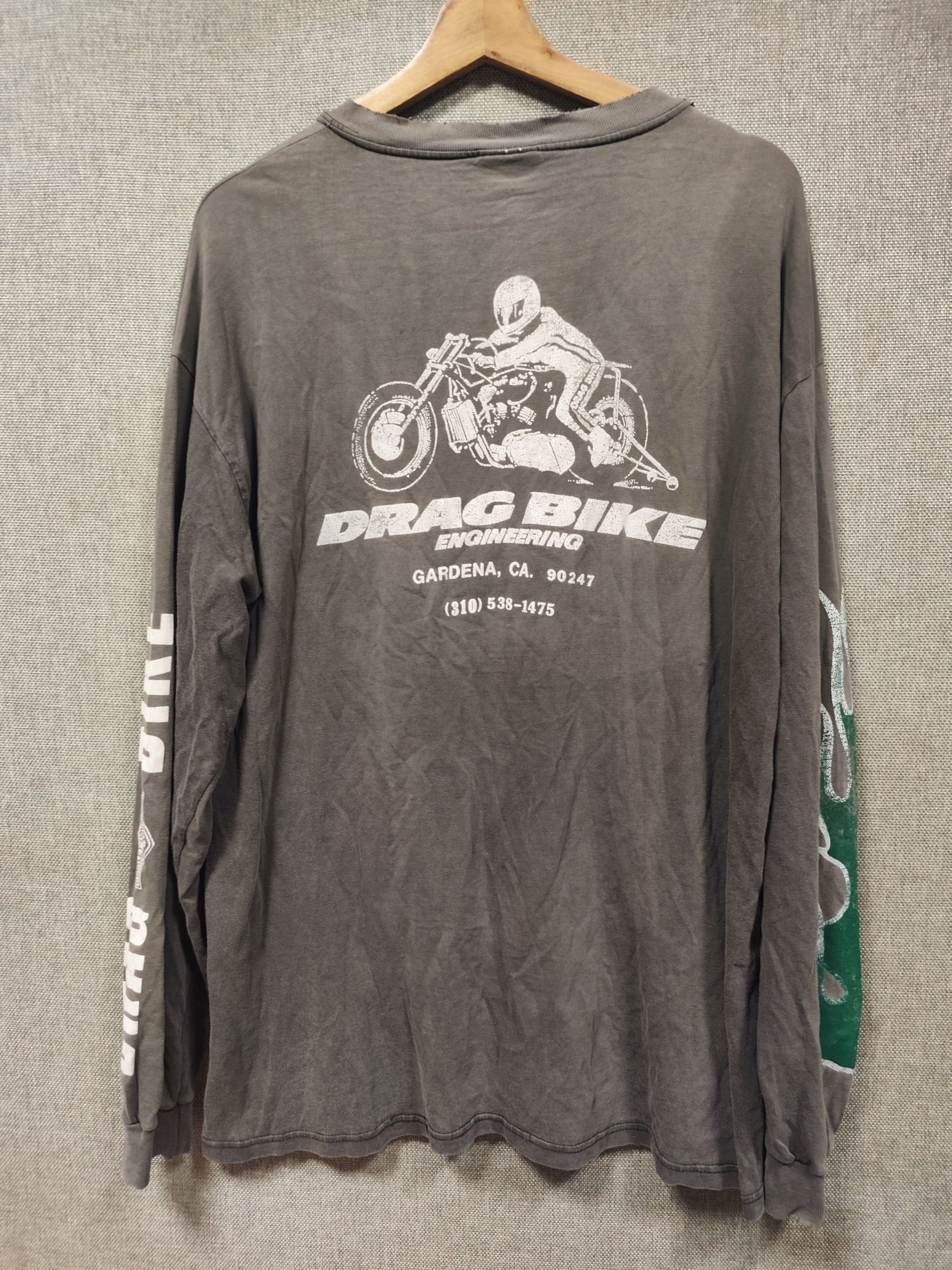 Harley Davidson Vintage Long sleeve drag bike Harley Davidson Size US L / EU 52-54 / 3 - 2 Thumbnail