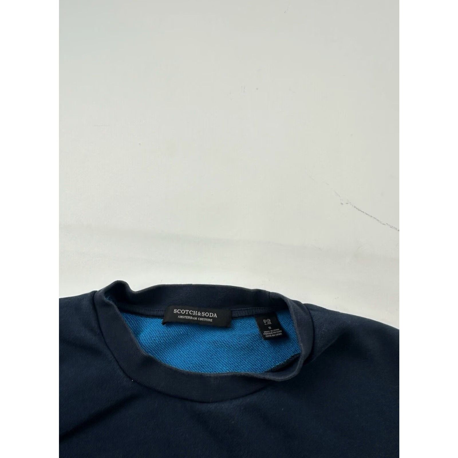 Scotch & Soda SCOTCH & SODA Sweatshirt Mens Small Blue Crew Neck pullover jumper Shirt? Size US S / EU 44-46 / 1 - 4 Thumbnail