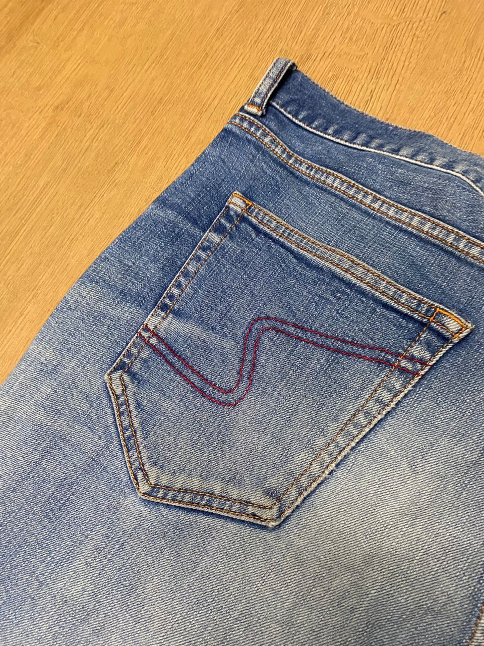 Japanese Brand Vintage Lupo Di Mare Sina Cova Patch Work Distress Denim Size US 36 / EU 52 - 9 Thumbnail