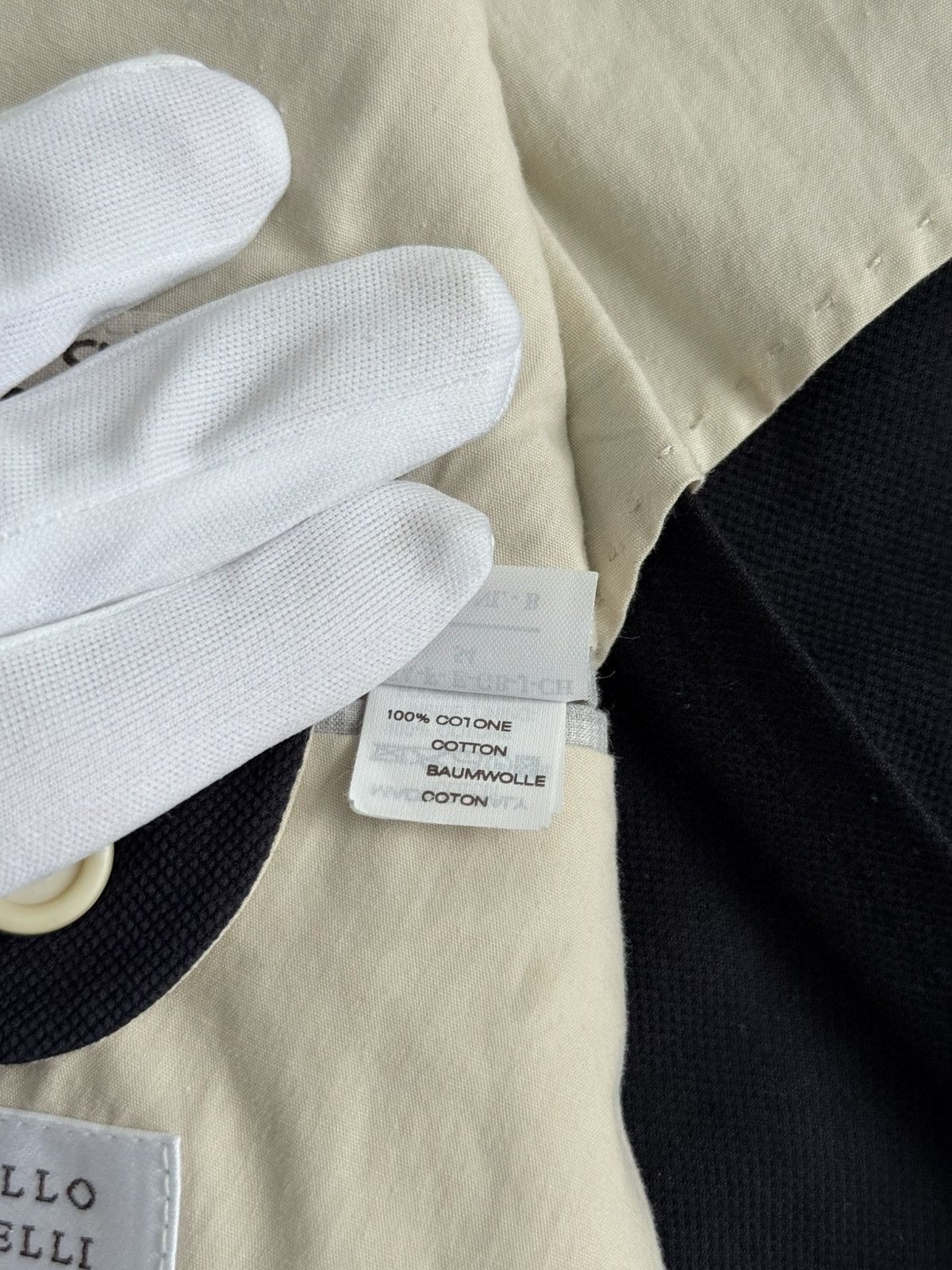 Brunello Cucinelli Brunello Cucinelli Cotton Blazer Navy Color Mens 44 R 54 IT Size 44R - 13 Thumbnail