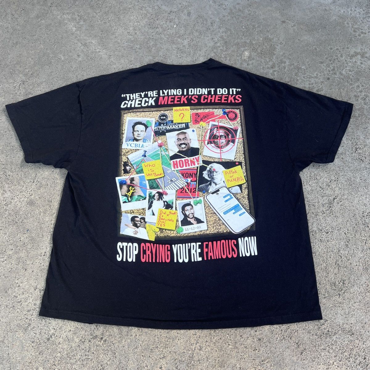 Rap Tees Sam Hyde MDE - RIP DIDDY Tee 3XL graphic streetwear Size US XXL / EU 58 / 5 - 6 Thumbnail