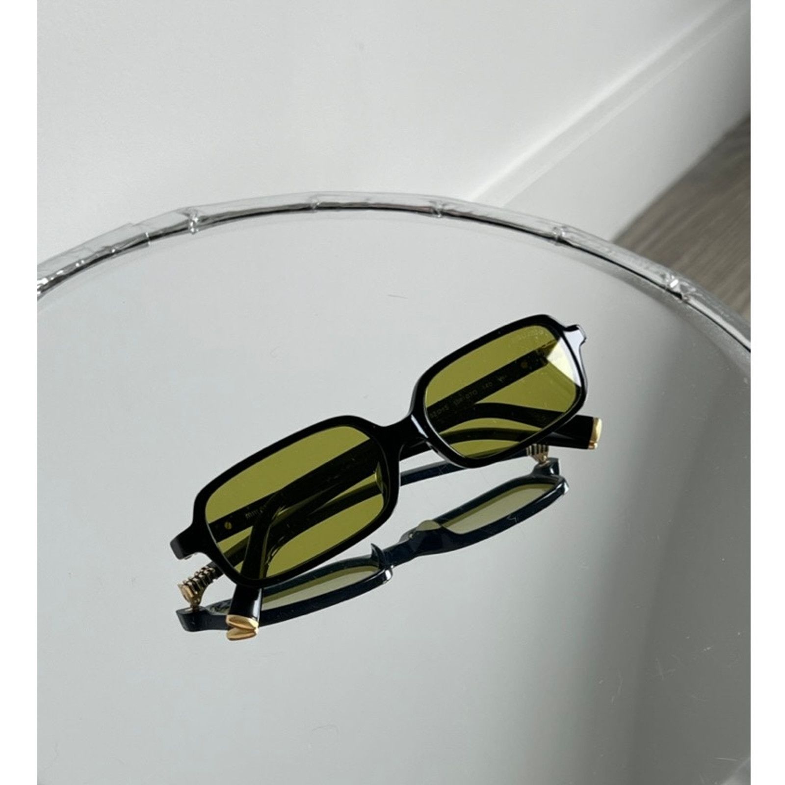 Miu Miu NEW Miu Miu MU11ZSF Regard Black Green Sunglasses $489 Size ONE SIZE - 2 Thumbnail