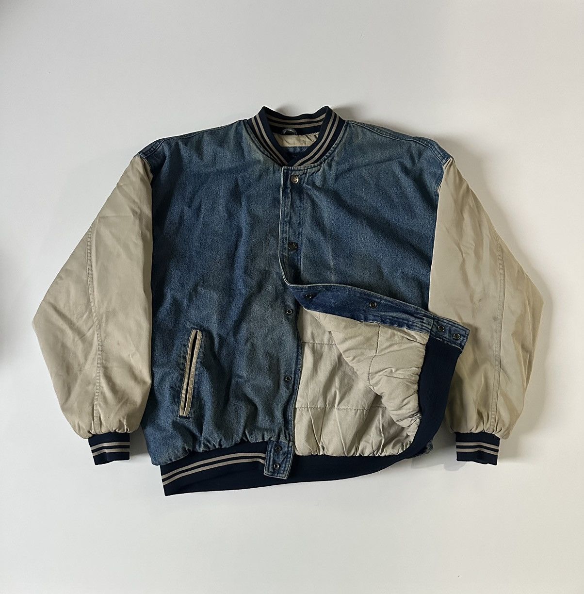 Vintage Vintage Expeditions International Mens Washed Faded Varsity Size US XL / EU 56 / 4 - 2 Thumbnail