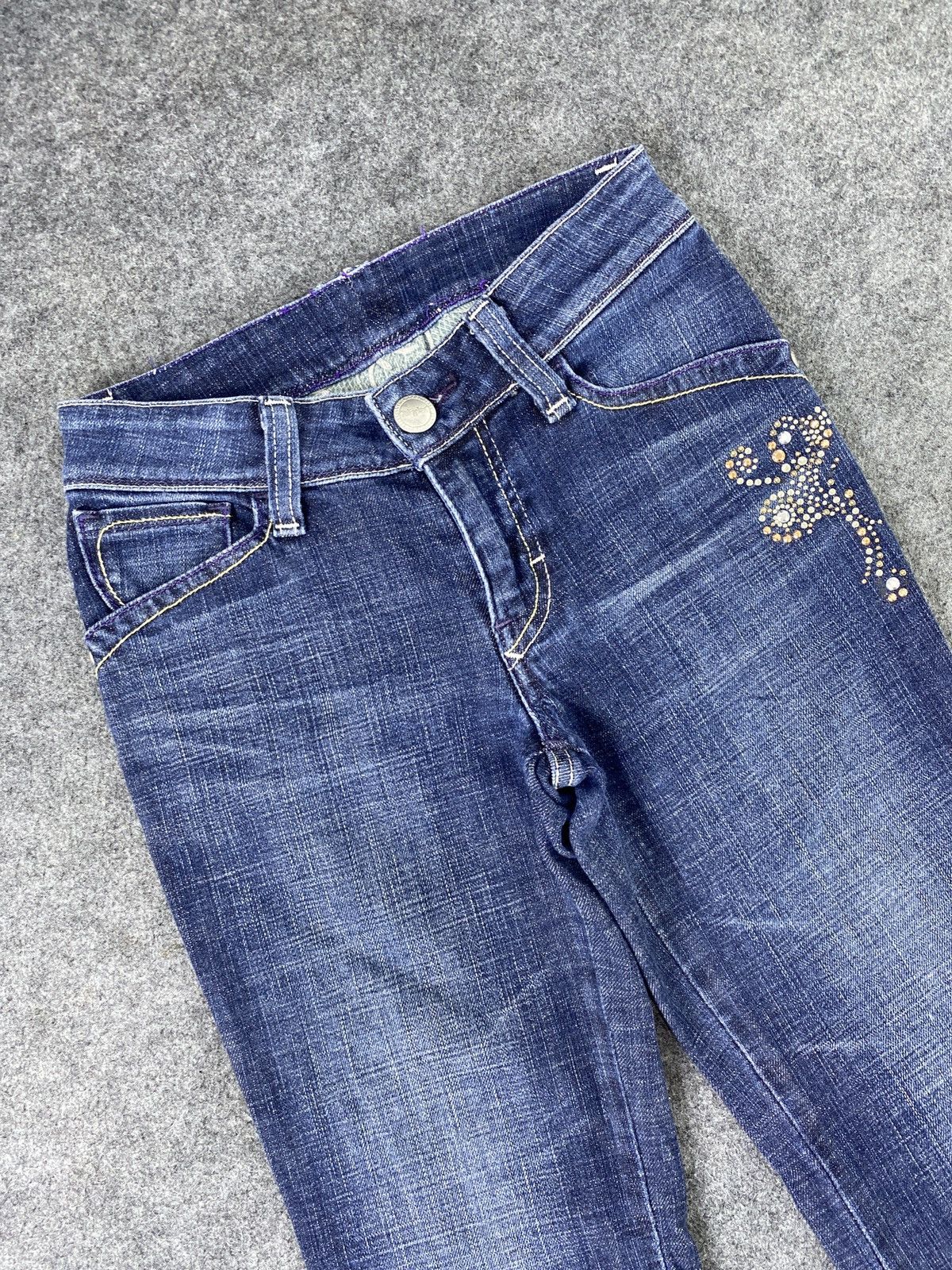 Jean × Levi's × Vintage Vintage Levis Blue Wash Flare Jeans - J1065 Size 25" / US 0 / IT 36 - 3 Thumbnail