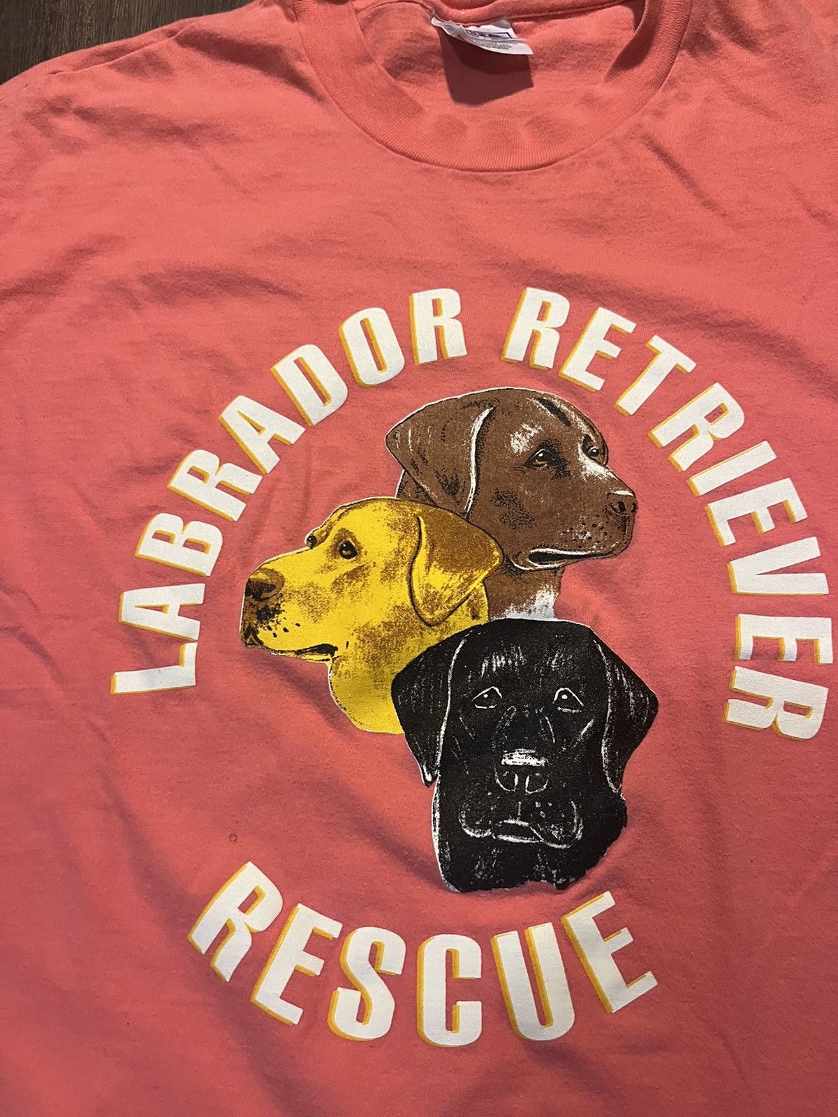 Hanes 🔥Vintage Labrador Retriever Lab Hunting Rescue Dog Tee Shirt Size US L / EU 52-54 / 3 - 3 Thumbnail