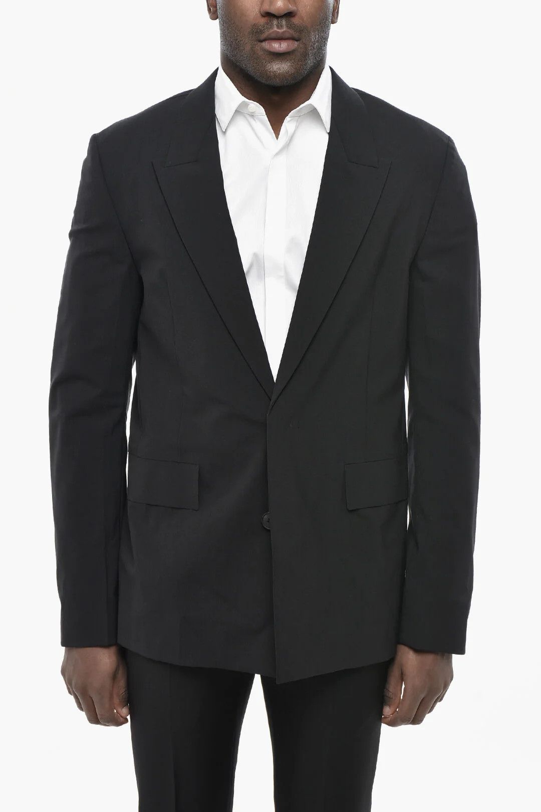 Givenchy og1mm0326 Unlined Stretch Wool Blazer in Black Size US M / EU 48-50 / 2 - 1 Thumbnail