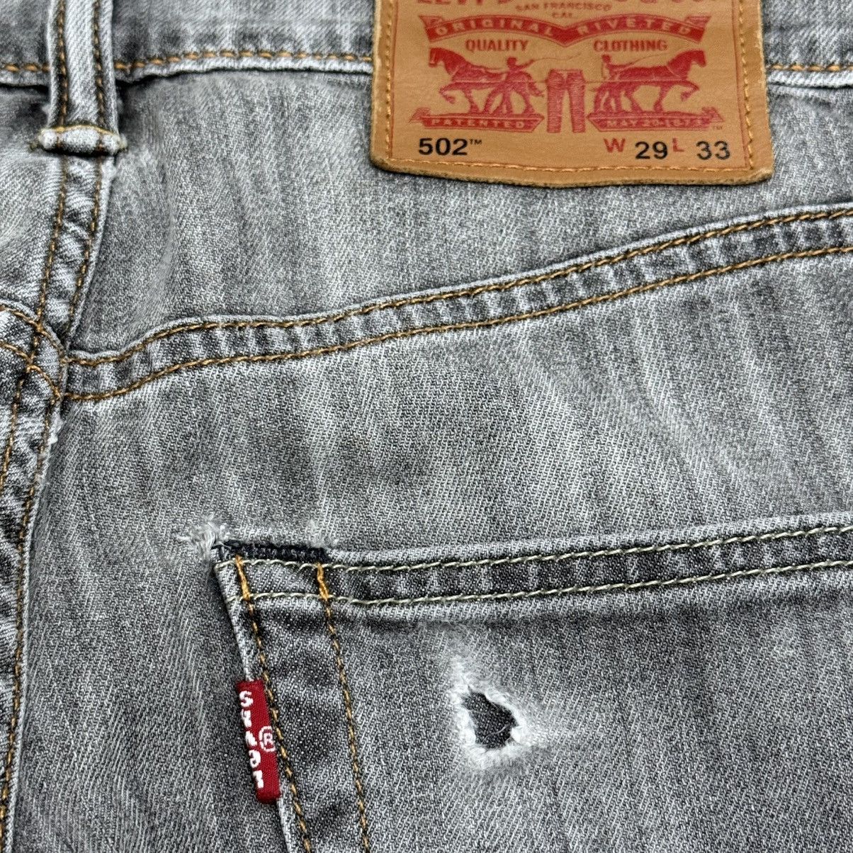 Levi's Levis 502 Minor Distressed Denim Pants Size US 29 - 13 Thumbnail