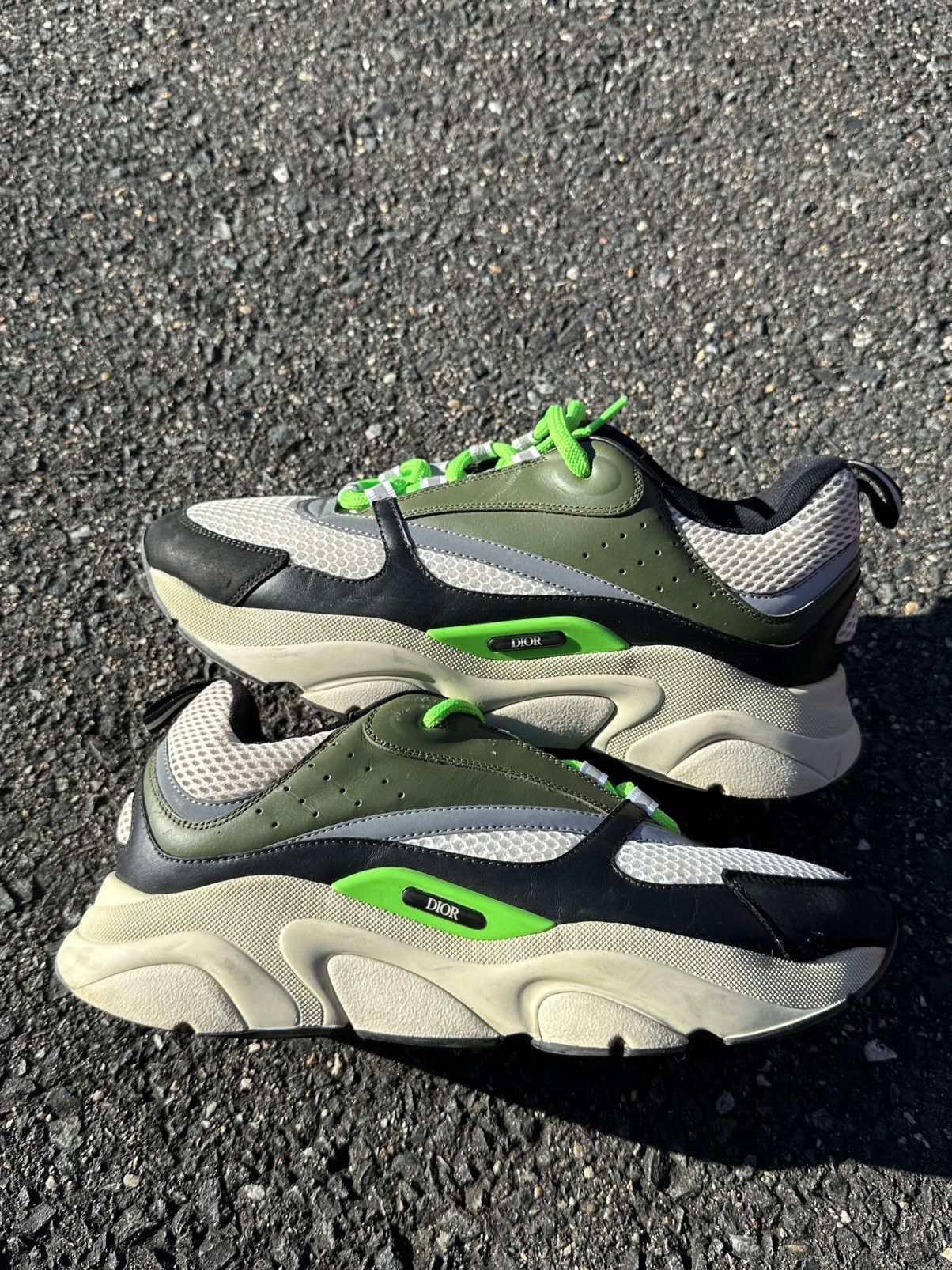 Dior Dior B22 Khaki Pistachio Size US 11 / EU 44 - 18 Thumbnail