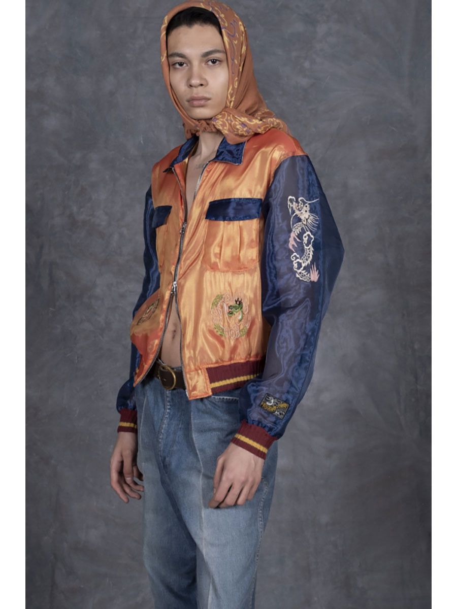 Kapital Kapital Sheer Pearl Mosquito Guard 2TONE Vietnam Jacket Size US XL / EU 56 / 4 - 7 Thumbnail