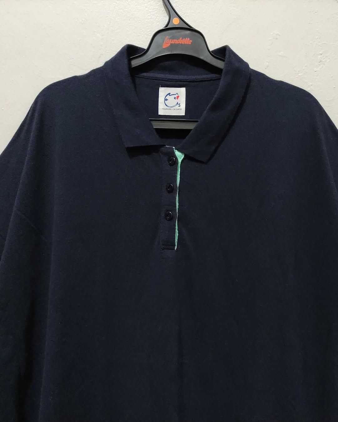 Tsumori Chisato Tsumori Chisato Navy Polo Shirt Womens Japanese Designer Size M / US 6-8 / IT 42-44 - 4 Thumbnail