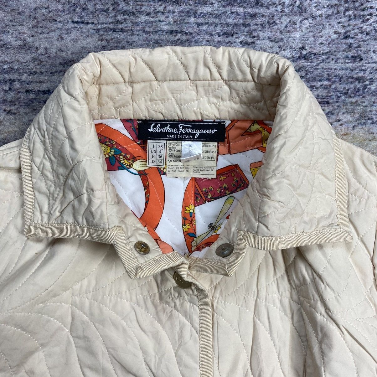 Salvatore Ferragamo Vintage salvatore ferragamo quilted jacket Size S / US 4 / IT 40 - 6 Thumbnail