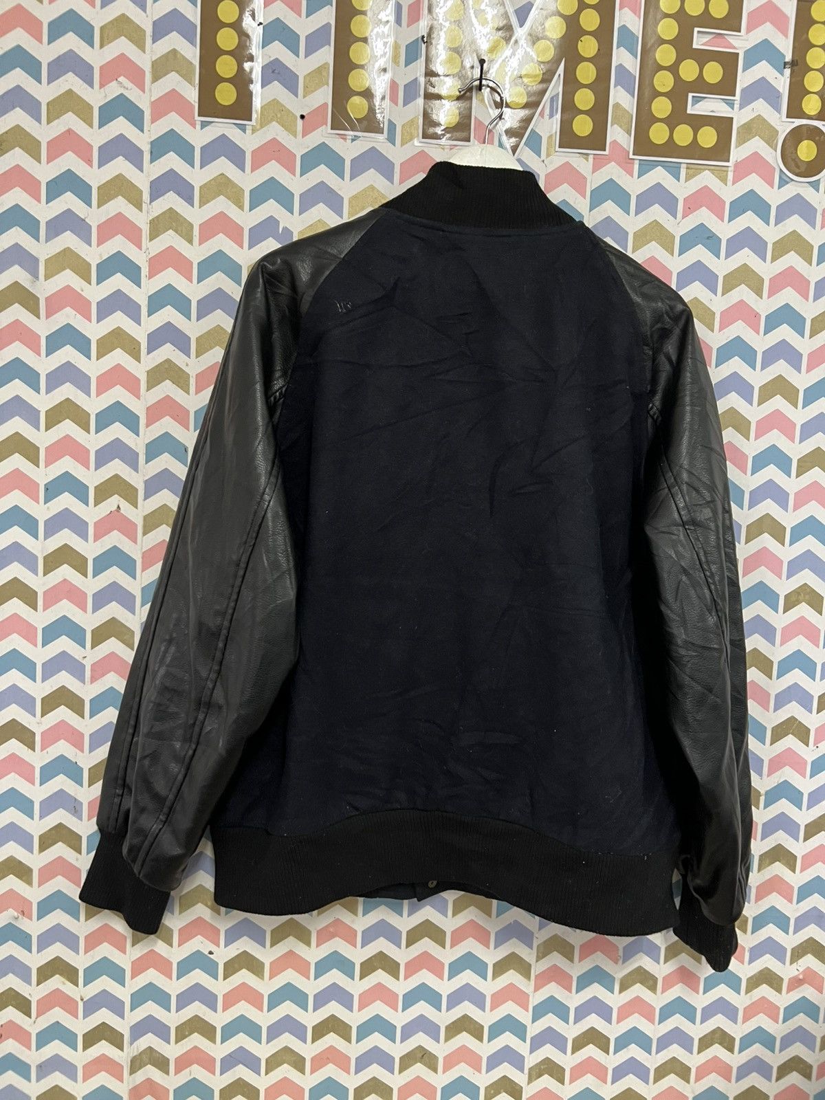 Uniqlo Uniqlo Varsity Leather Jacket Size US XL / EU 56 / 4 - 2 Thumbnail