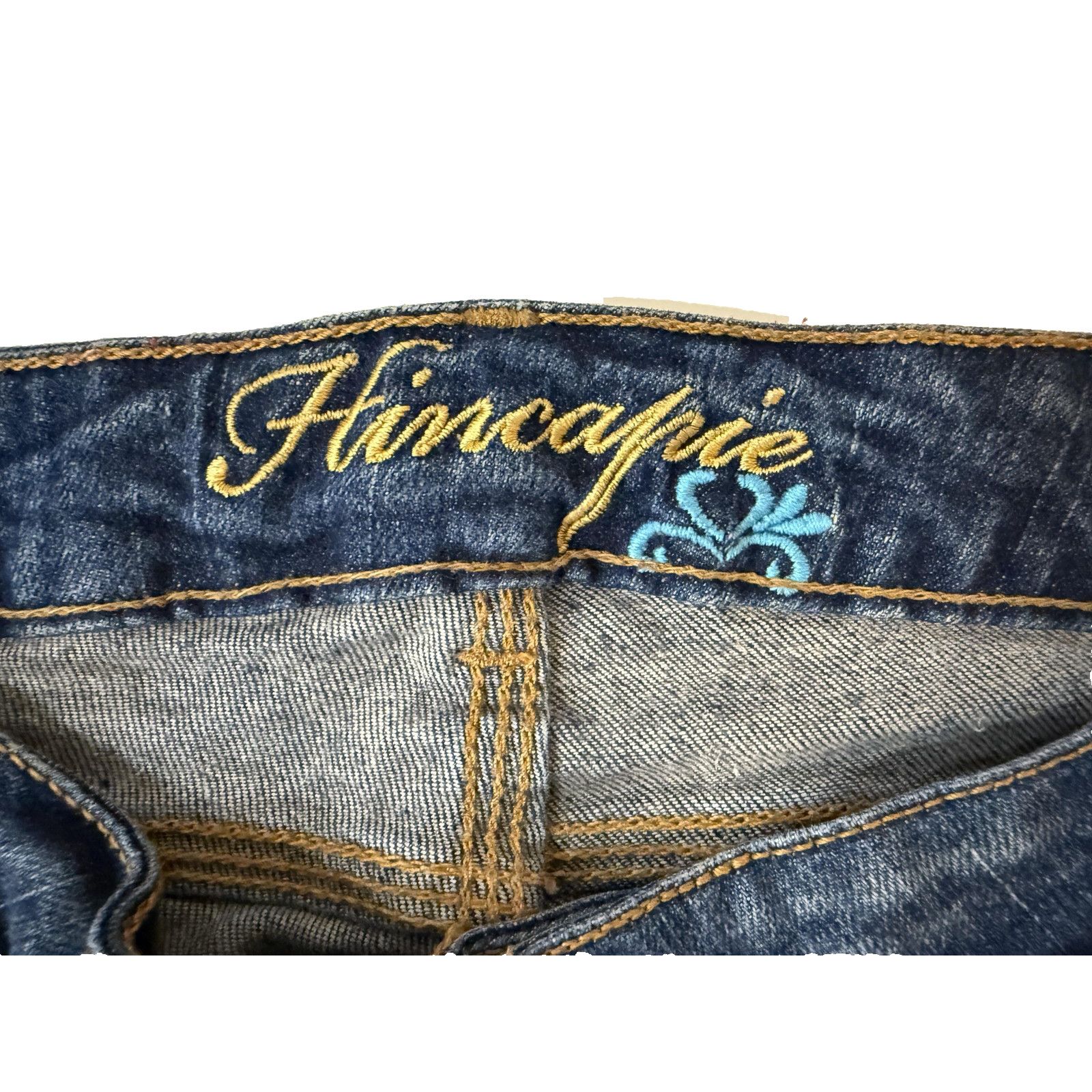& Other Stories Hincapie Women’s Size 30 Y2K Jeans Bootcut Embroidered RARE Size 30" / US 8 / IT 44 - 6 Thumbnail