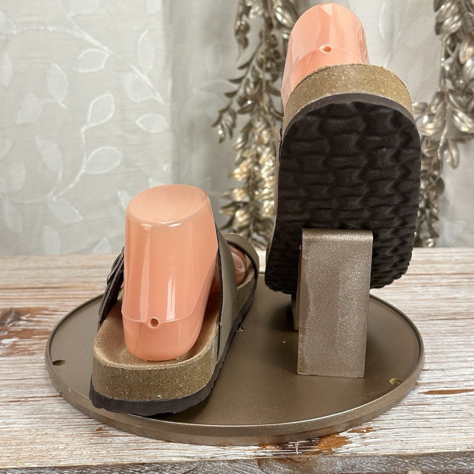 Other Cushionaire Libby Taupe Braided Slip-On Sandals Women’s 8M Size US 8 / IT 38 - 3 Thumbnail