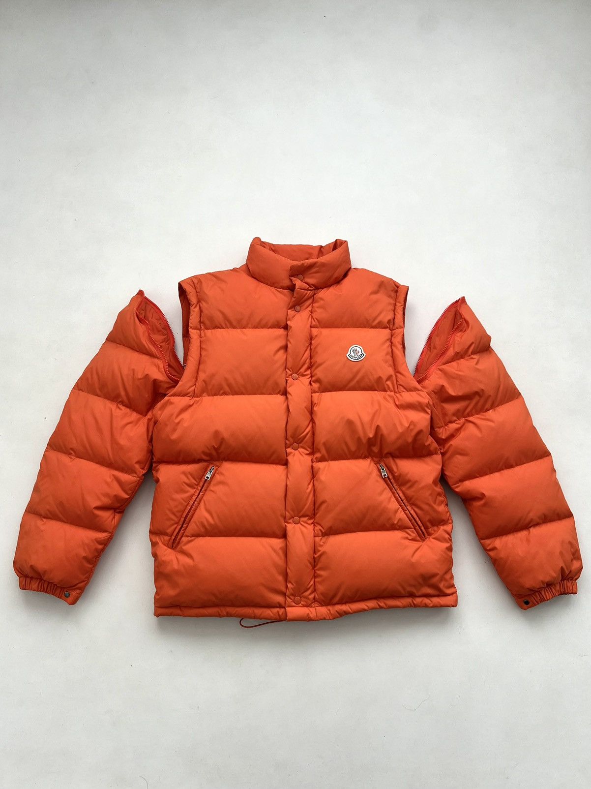 Moncler 🍊Vintage Moncler 2in1 Andersen Down Puffer Jacket Orange Size M / US 6-8 / IT 42-44 - 3 Thumbnail