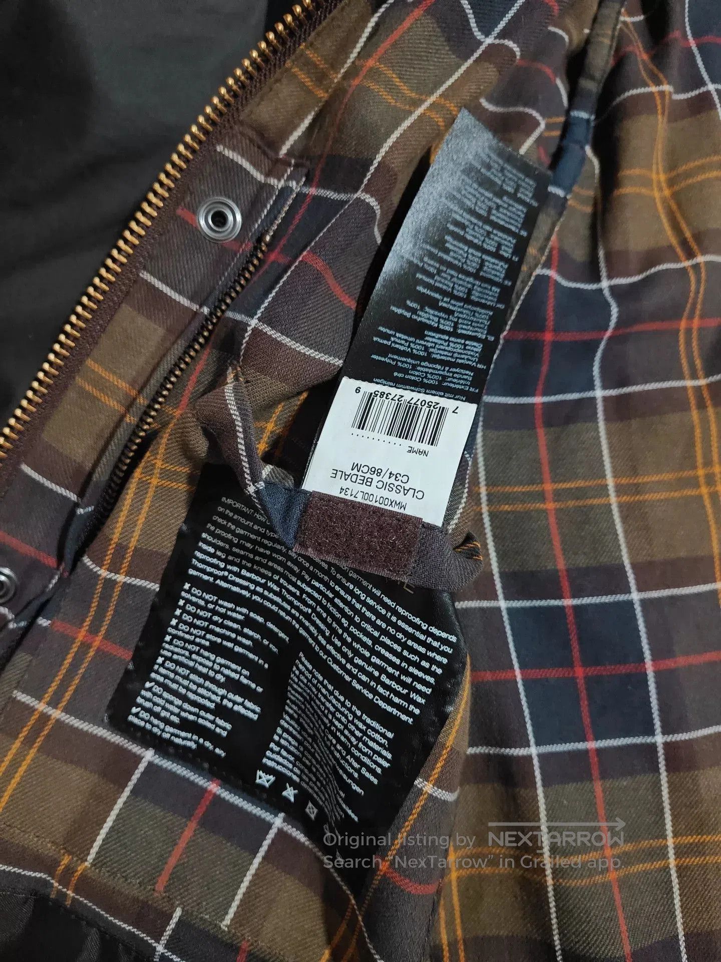 Barbour Barbour Classic Bedale Wax Jacket. Size US M / EU 48-50 / 2 - 7 Thumbnail