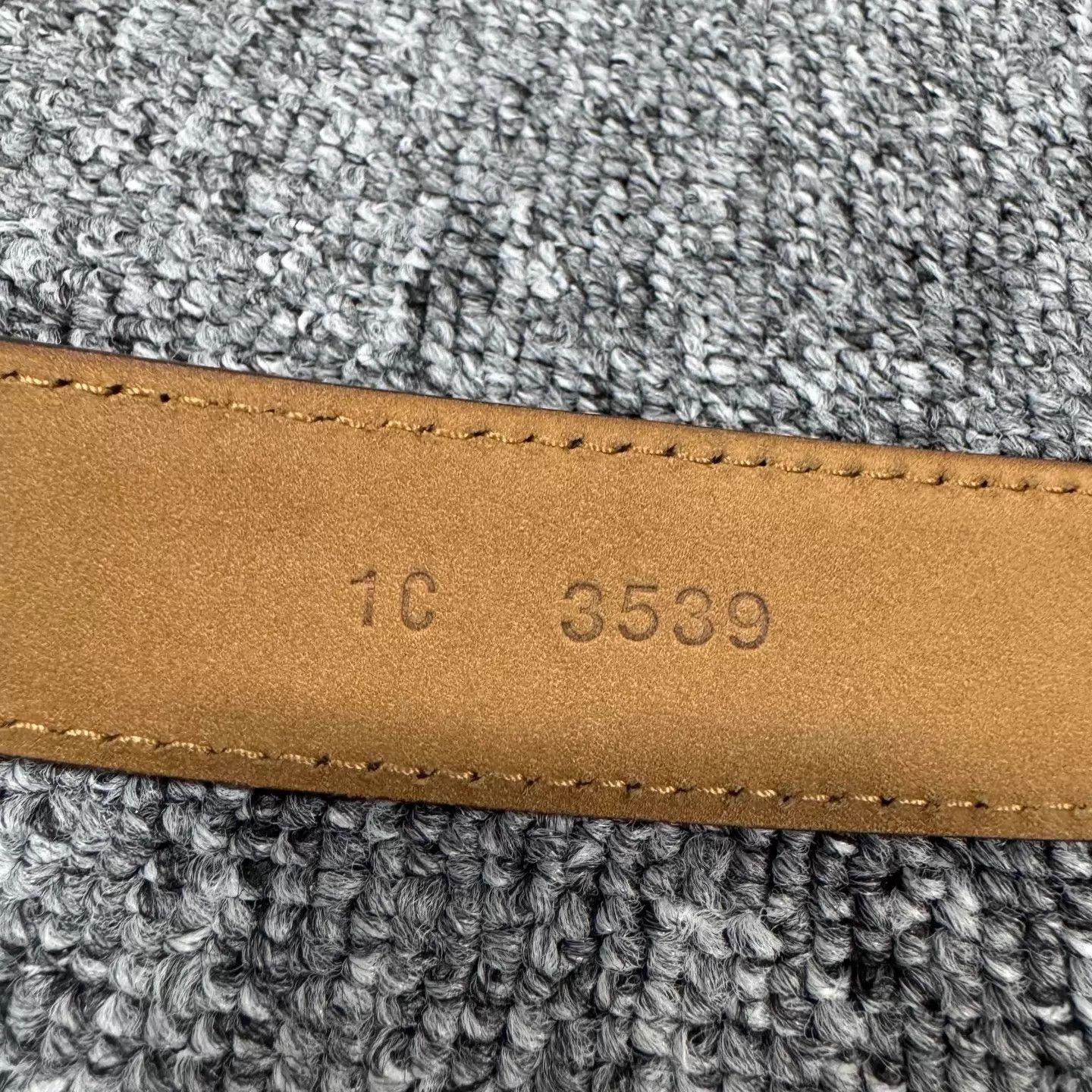Prada Prada Triangle Logo Brown Belt 99 New 75/30 Size ONE SIZE - 8 Thumbnail