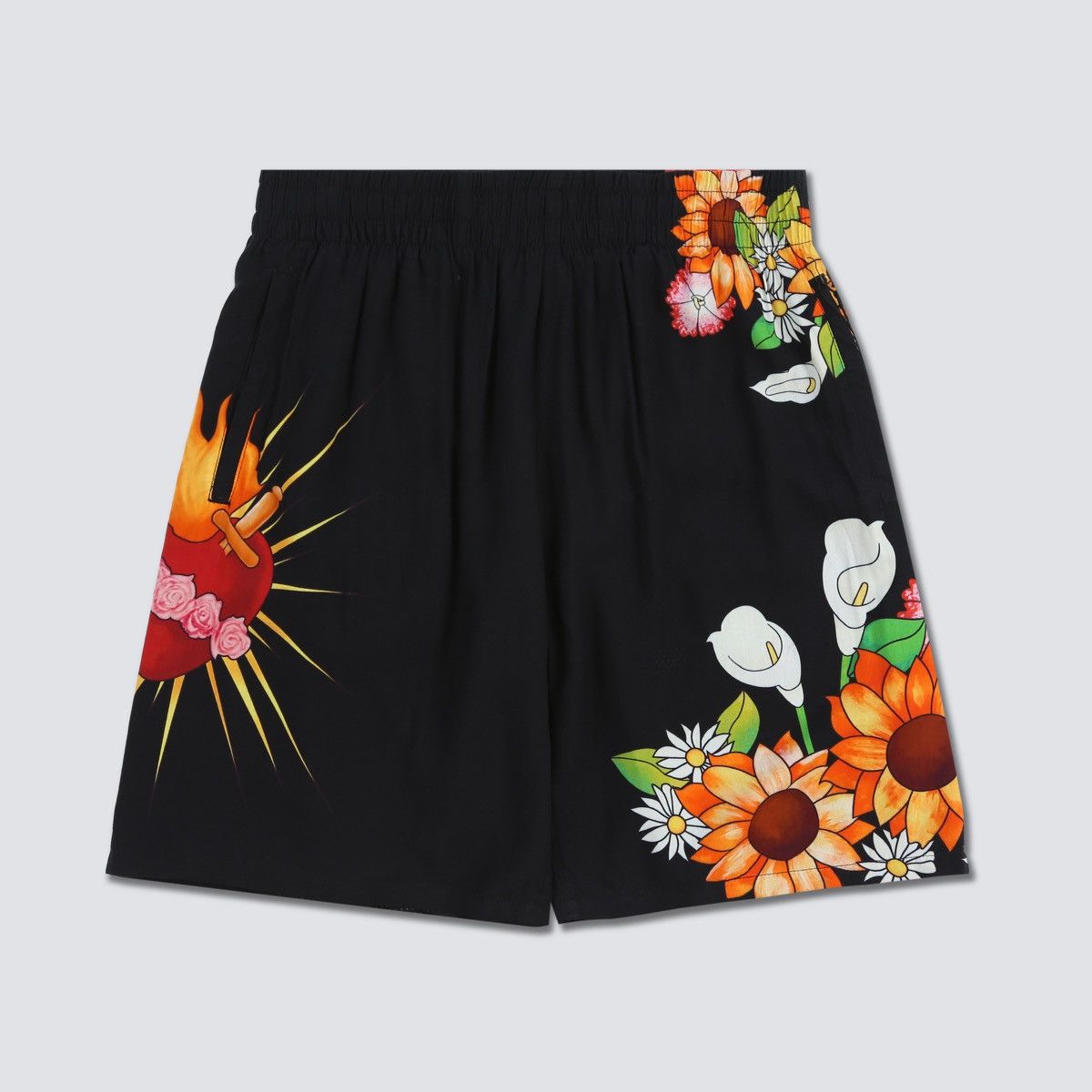 Pleasures Pleasures Heart Short Black Sz. Small Size US 30 / EU 46 - 1 Thumbnail