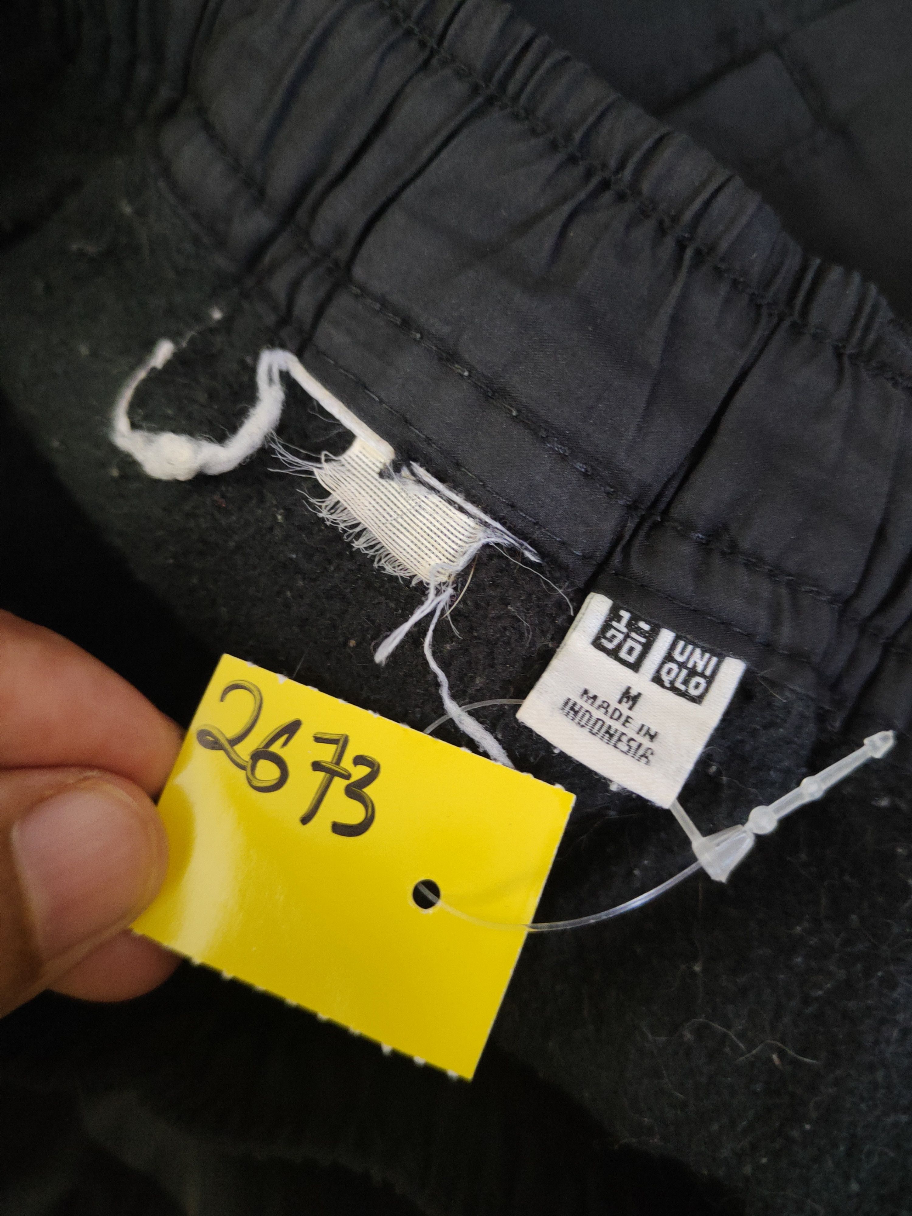 Japanese Brand DL Uniqlo Black Multipocket Sweatpants #2673 Size US 30 / EU 46 - 12 Thumbnail