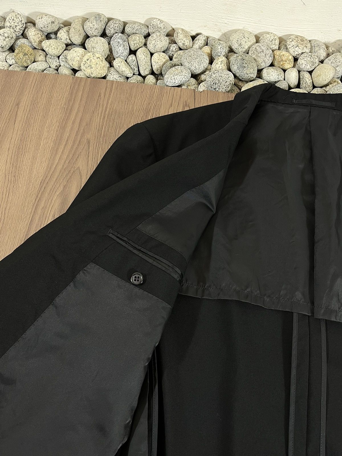 Yves Saint Laurent Yves Saint Laurent pour Homme Blazer Classic Tailored Jacket Size 50R - 9 Thumbnail