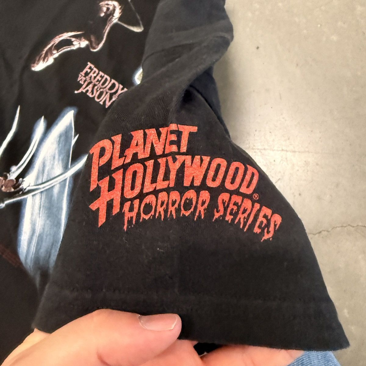 Planet Hollywood Vintage 2003 Freddy Vs Jason Promo Tee Size US XL / EU 56 / 4 - 5 Thumbnail