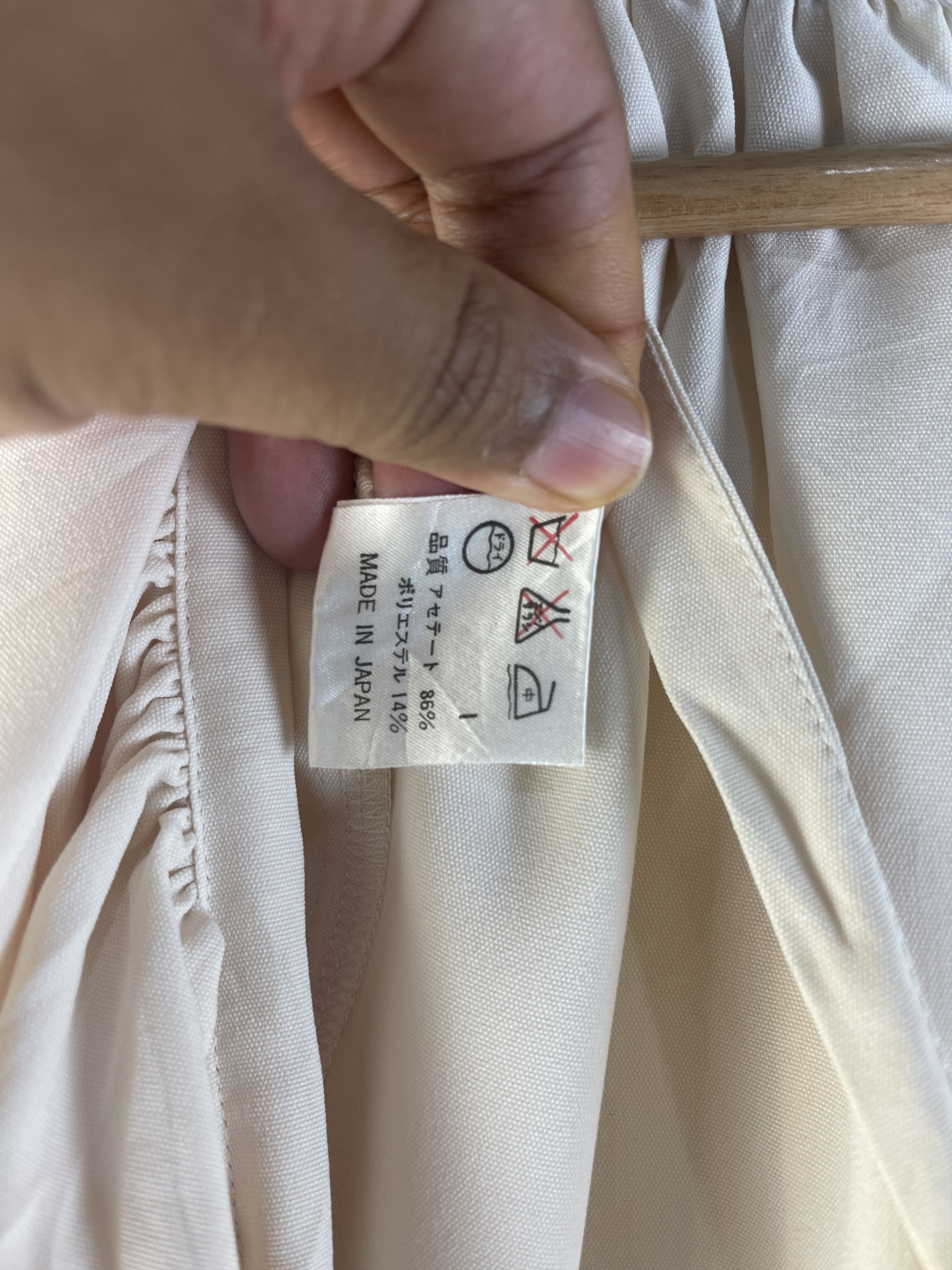 Jean Paul Gaultier Jean Paul Gaultier Femme Ruffle Draped Silk Blouse Ivory 90s Size 32" / US 10 / IT 46 - 16 Thumbnail