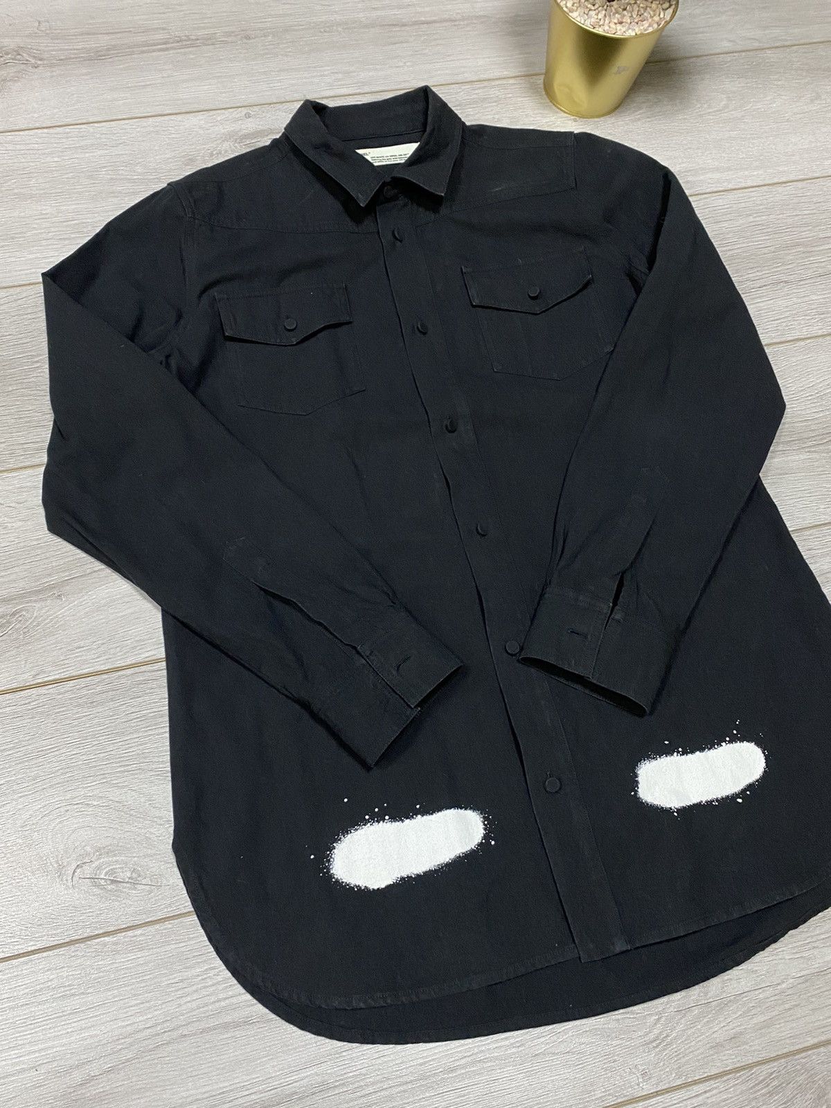 Off-White Off White spray shirt Size US M / EU 48-50 / 2 - 2 Thumbnail