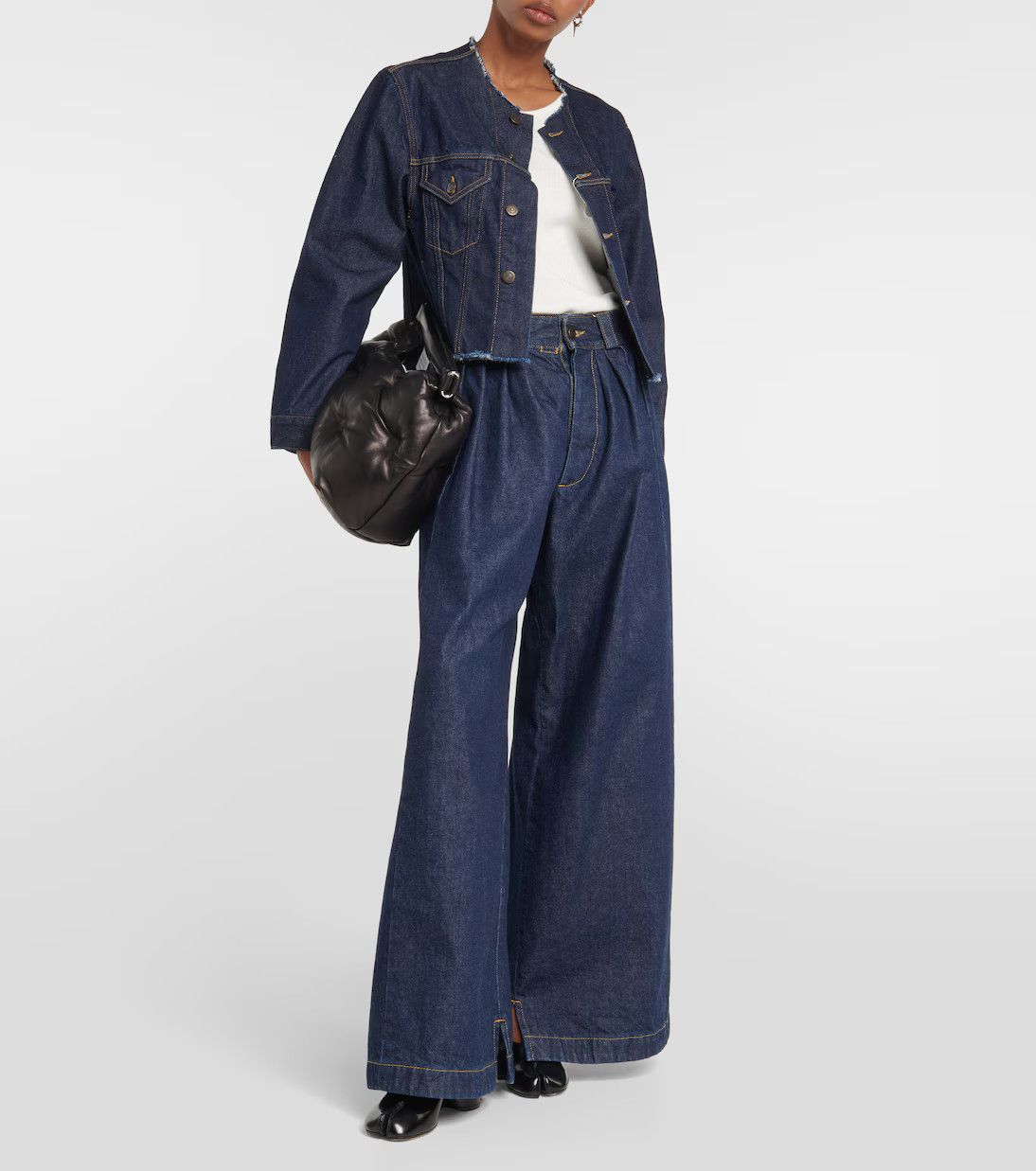 Maison Margiela o1y0625 Denim Jacket in Blue Size L / US 10 / IT 46 - 4 Thumbnail