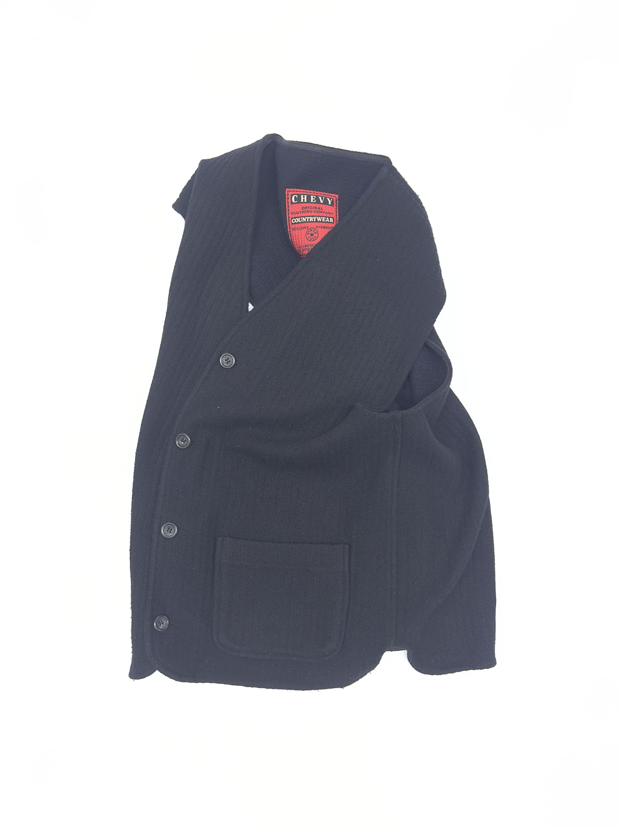Trench USA Chevy Country Wear Button Heavy Wool Vest Size US M / EU 48-50 / 2 - 2 Thumbnail