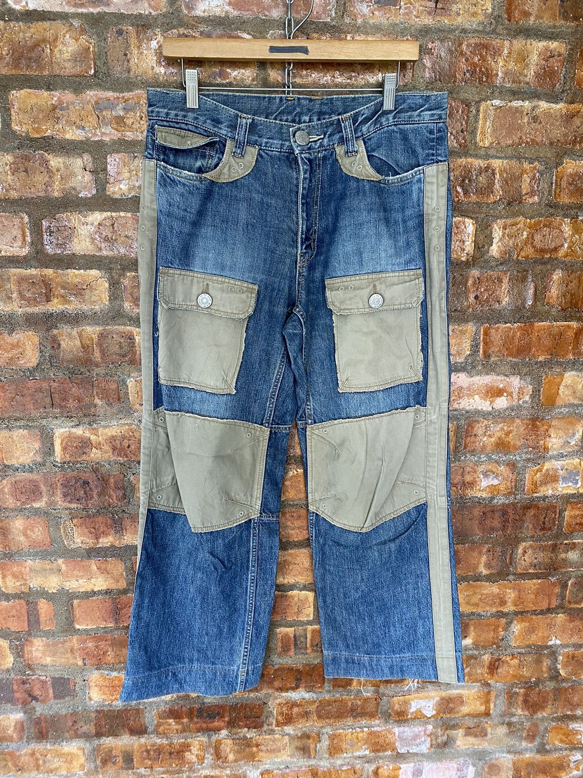 PPFM COMME ÇA FIVE FOXes PPFM patch hybrid pants Size US 34 / EU 50 - 2 Thumbnail
